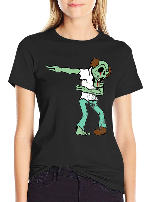 Zombie Dab Graphic Tee - Halloween Fun!
