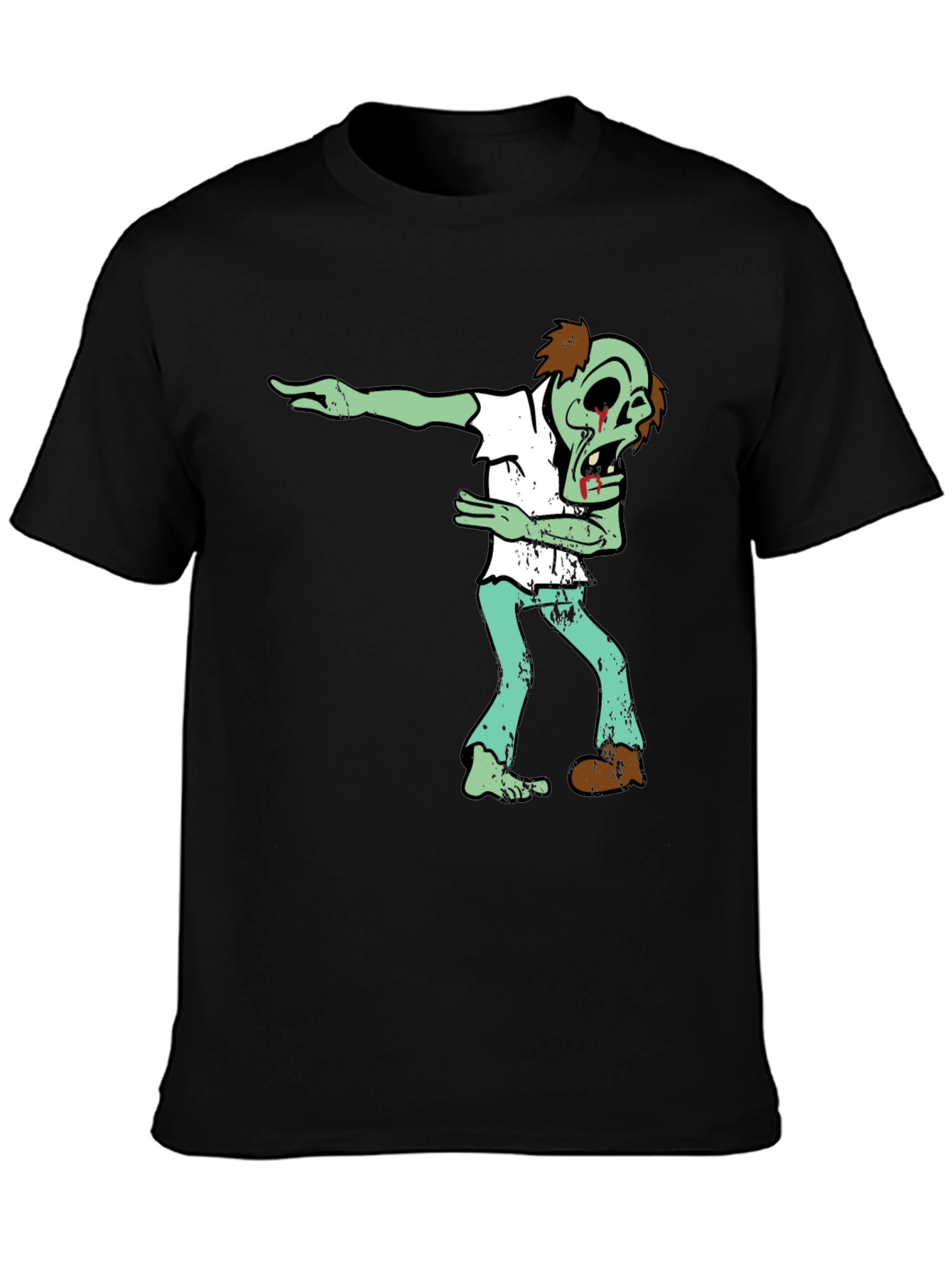 Zombie Dab Graphic Tee - Halloween Fun!