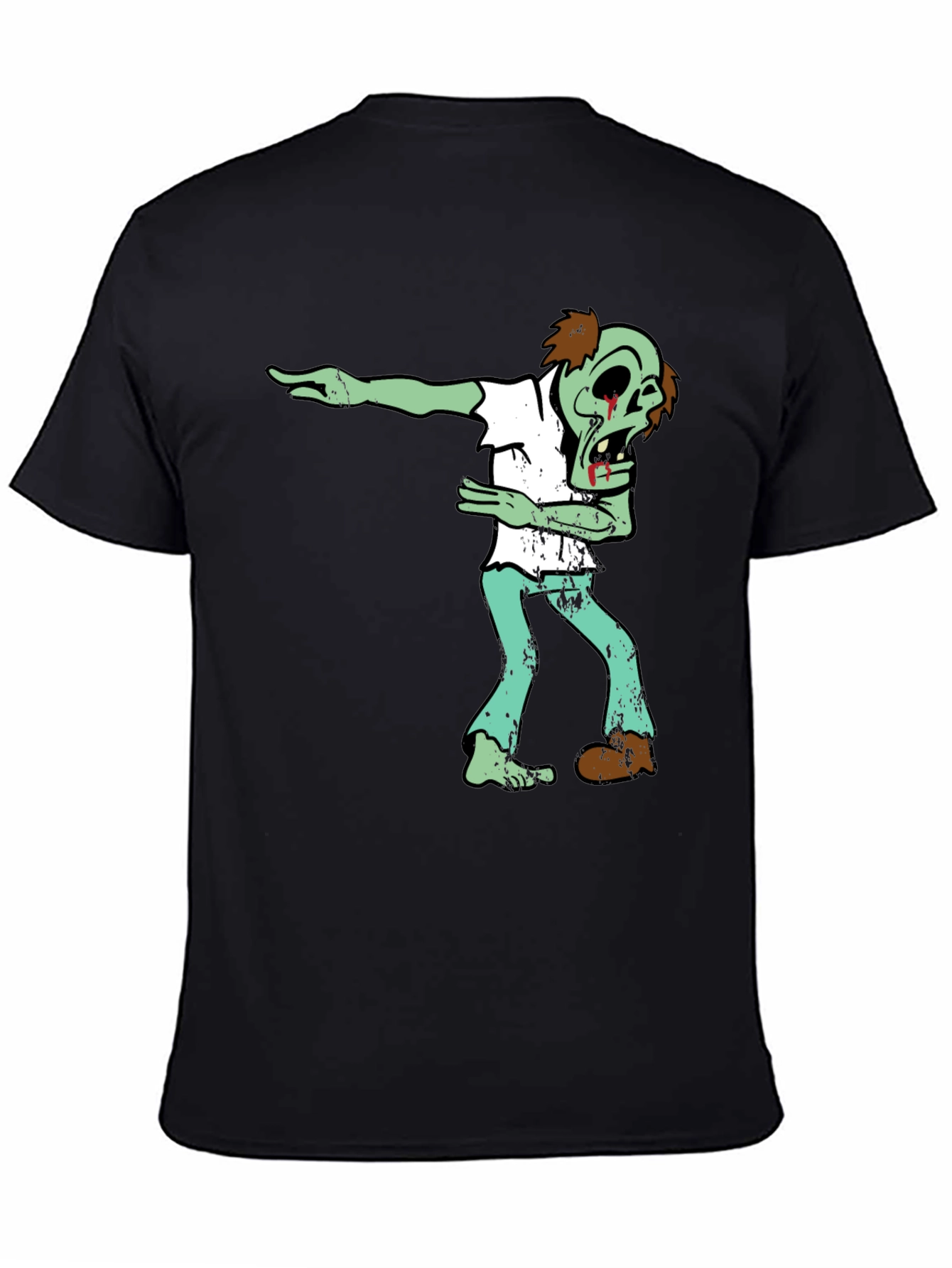 Zombie Dab Graphic Tee - Halloween Fun!