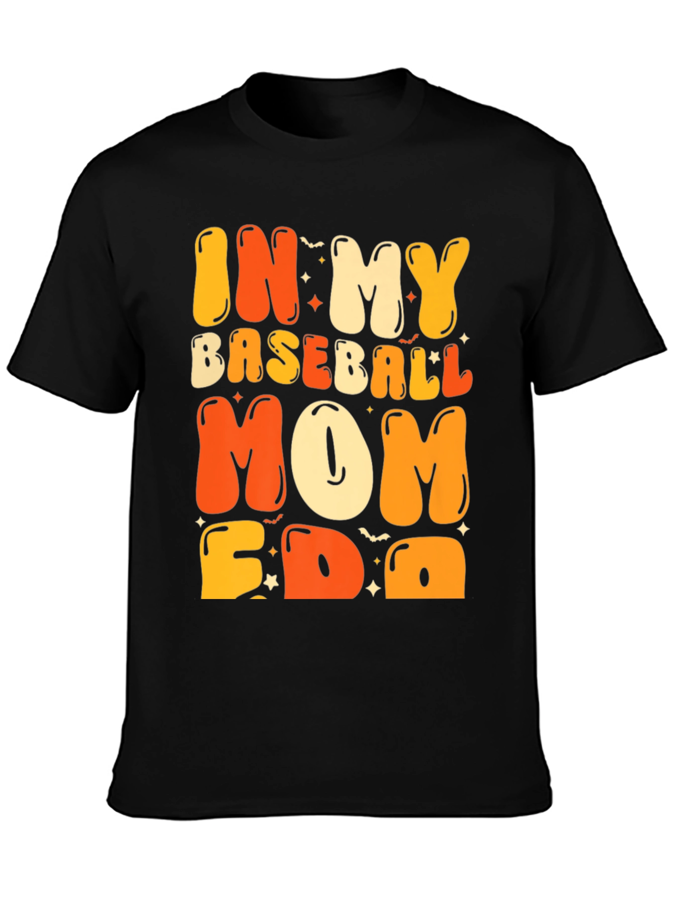 Baseball Mom T-Shirt - Graphic Print
