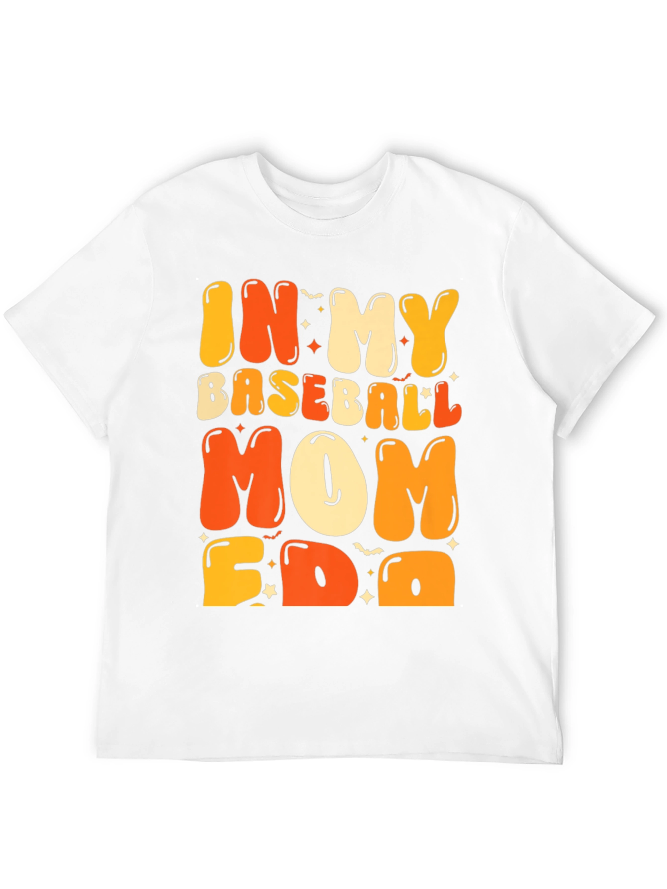 Baseball Mom T-Shirt - Graphic Print