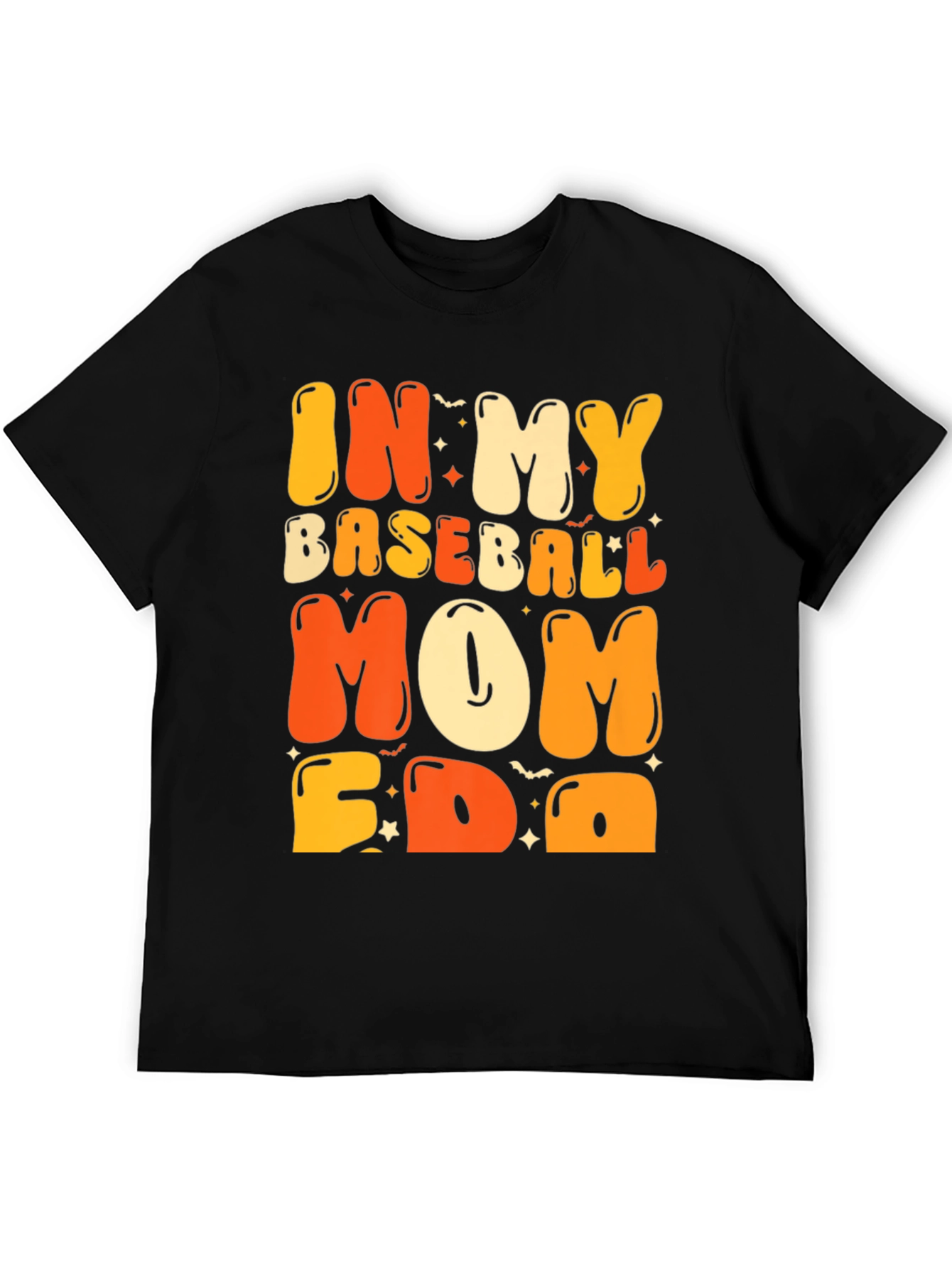 Baseball Mom T-Shirt - Graphic Print