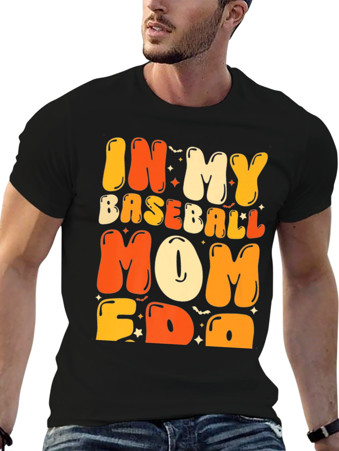 Baseball Mom T-Shirt - Graphic Print