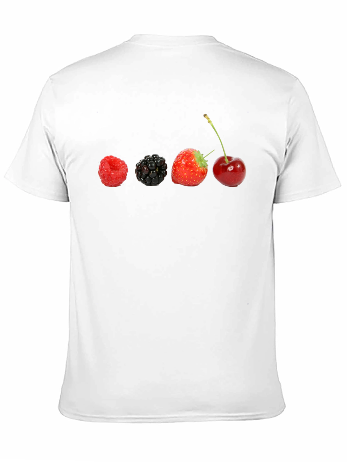 Berries on Black T-Shirt