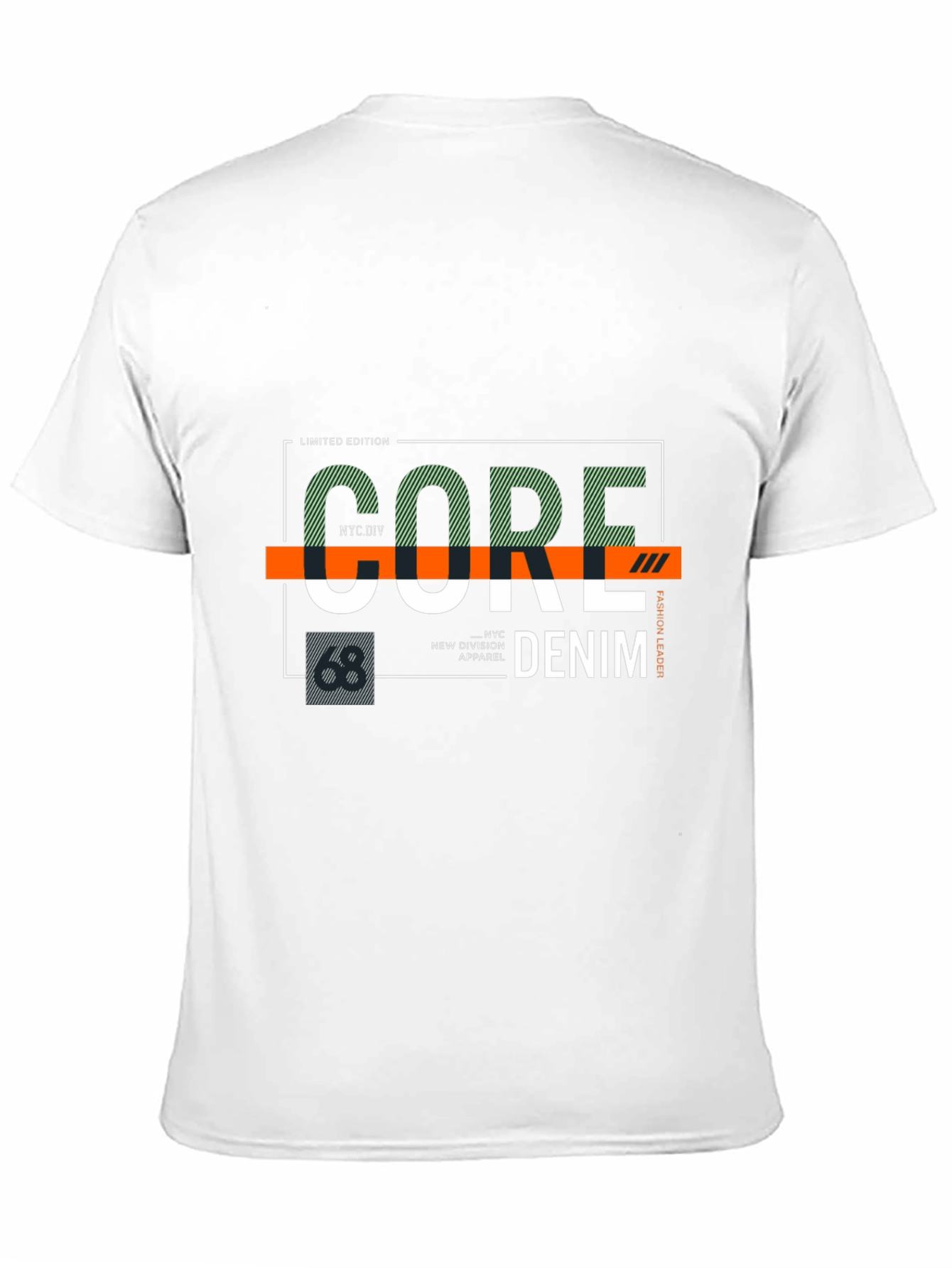 Core Denim Graphic Print Black T-Shirt