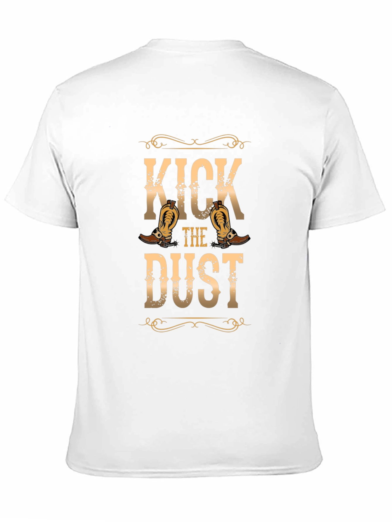 Kick the Dust Cowboy Boots Graphic Tee