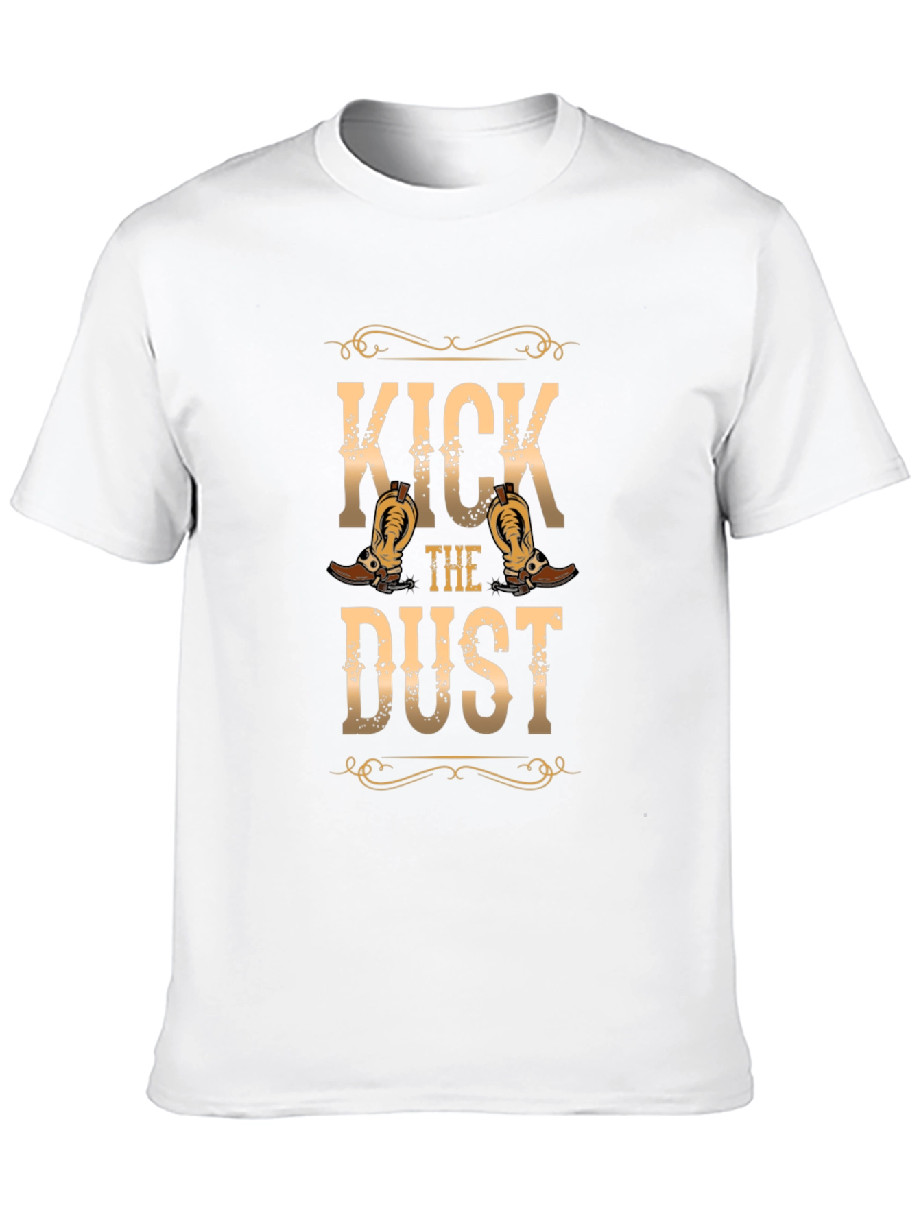 Kick the Dust Cowboy Boots Graphic Tee