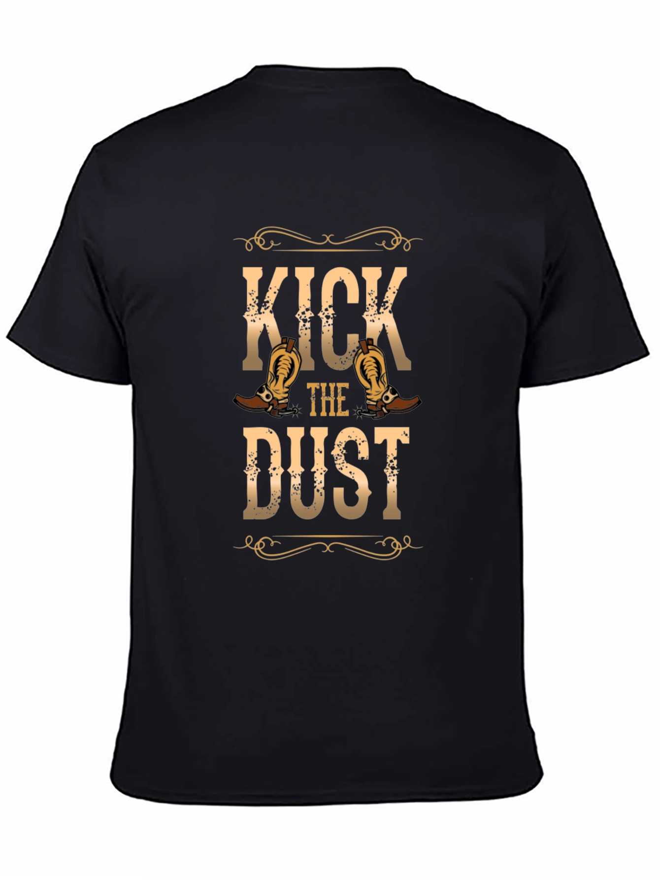 Kick the Dust Cowboy Boots Graphic Tee