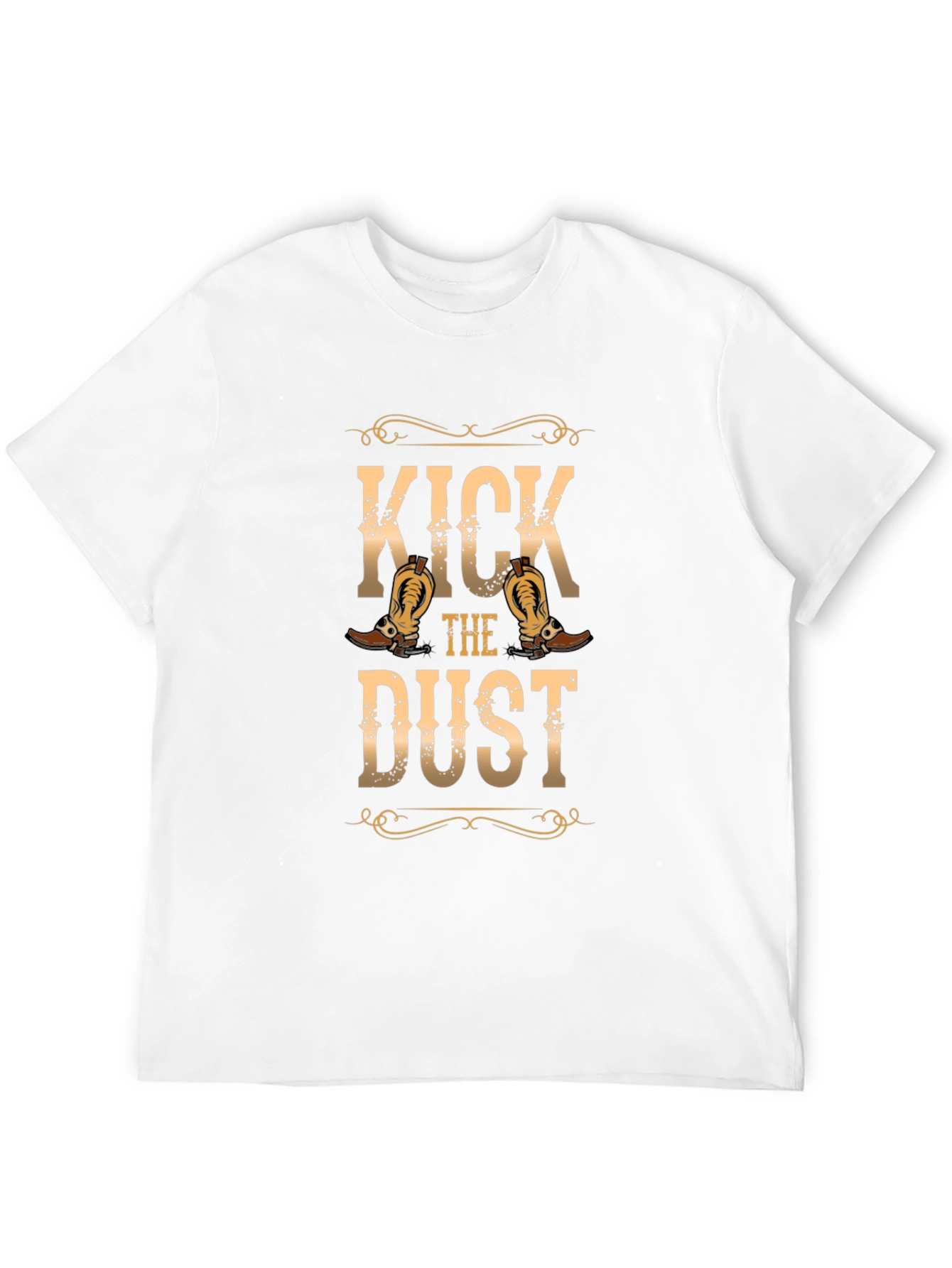 Kick the Dust Cowboy Boots Graphic Tee