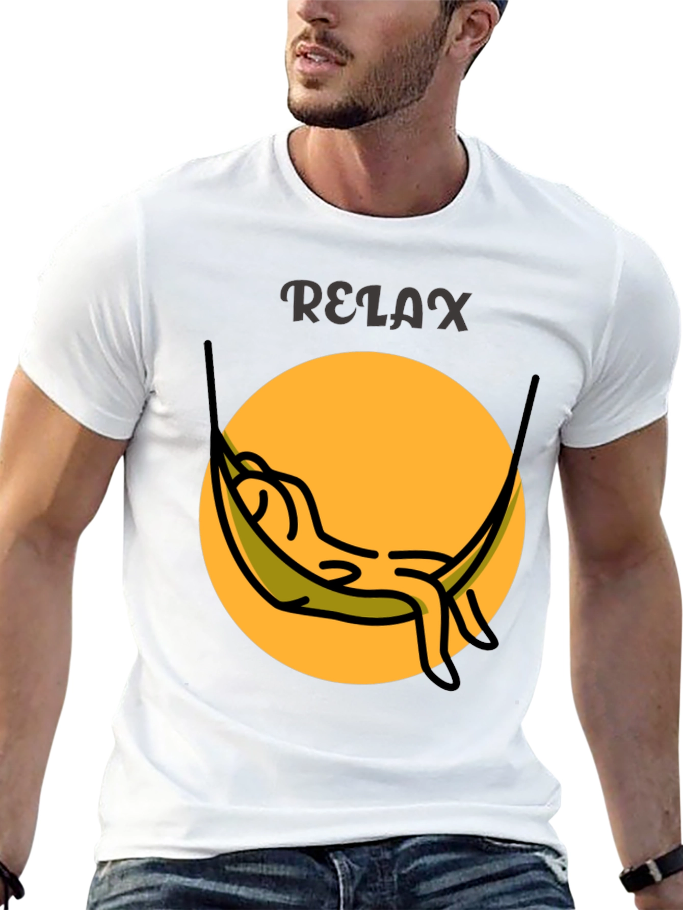 Relax Hammock Graphic Tee - Casual Comfort
