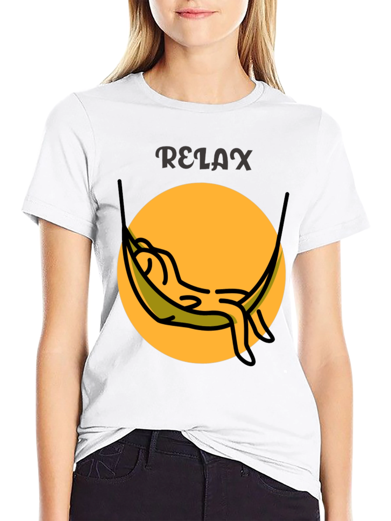 Relax Hammock Graphic Tee - Casual Comfort