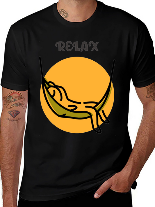 Relax Hammock Graphic Tee - Casual Comfort