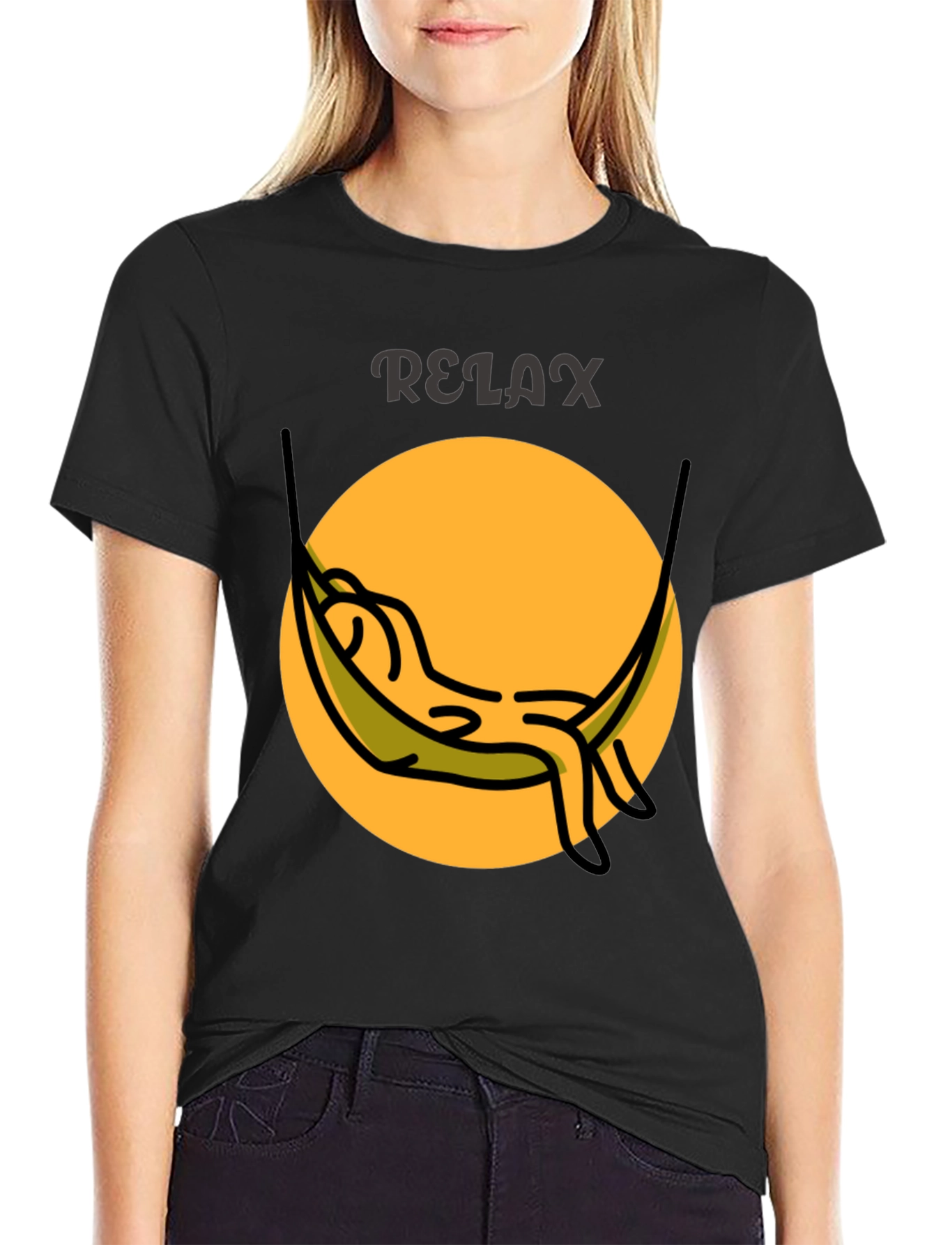 Relax Hammock Graphic Tee - Casual Comfort