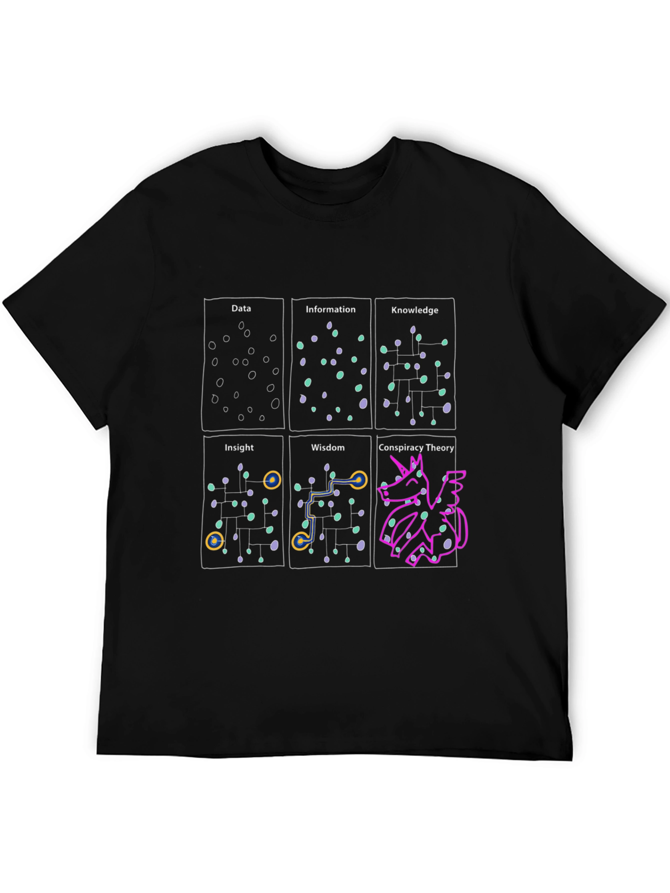 Data to Wisdom Graphic T-Shirt