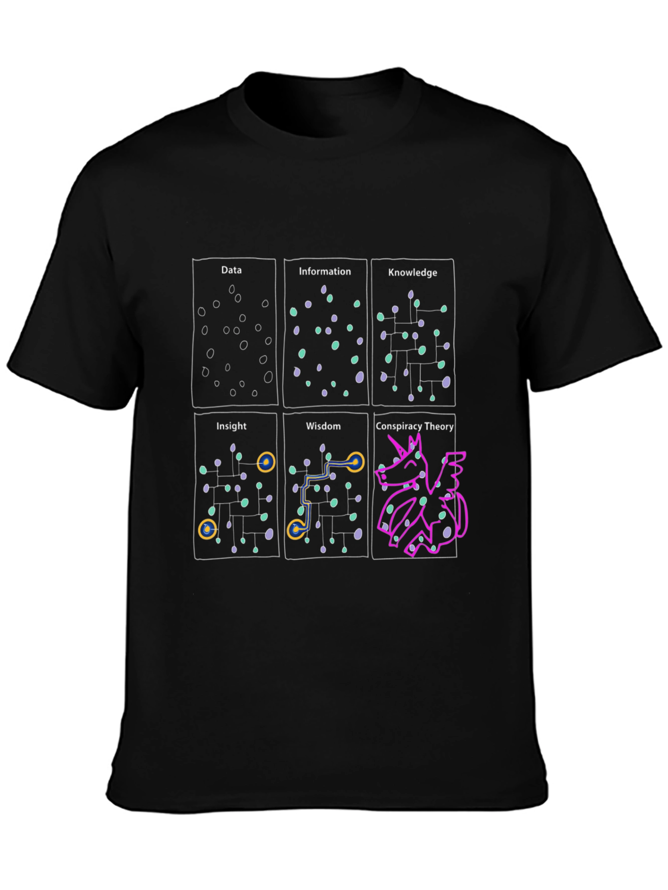 Data to Wisdom Graphic T-Shirt