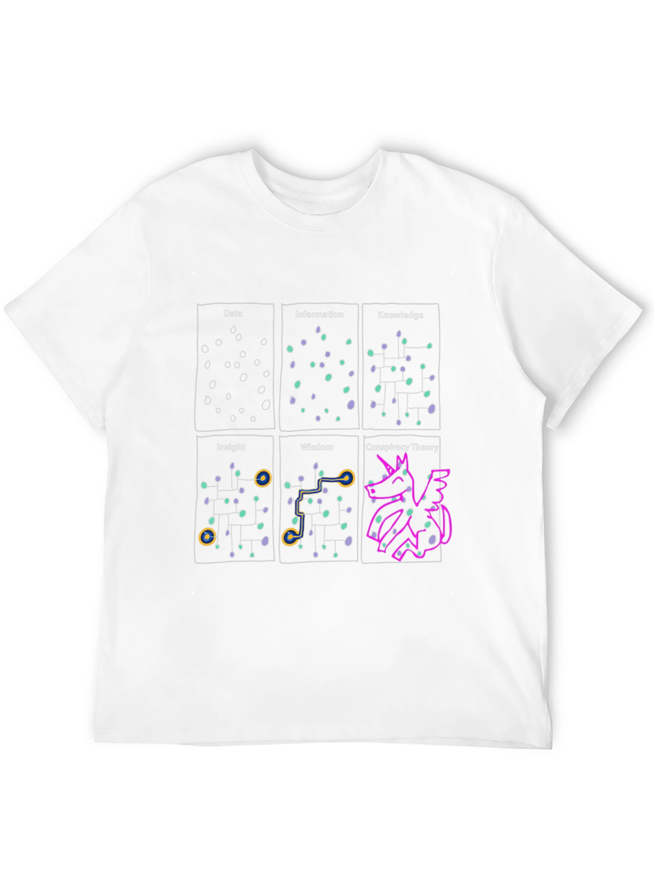 Data to Wisdom Graphic T-Shirt