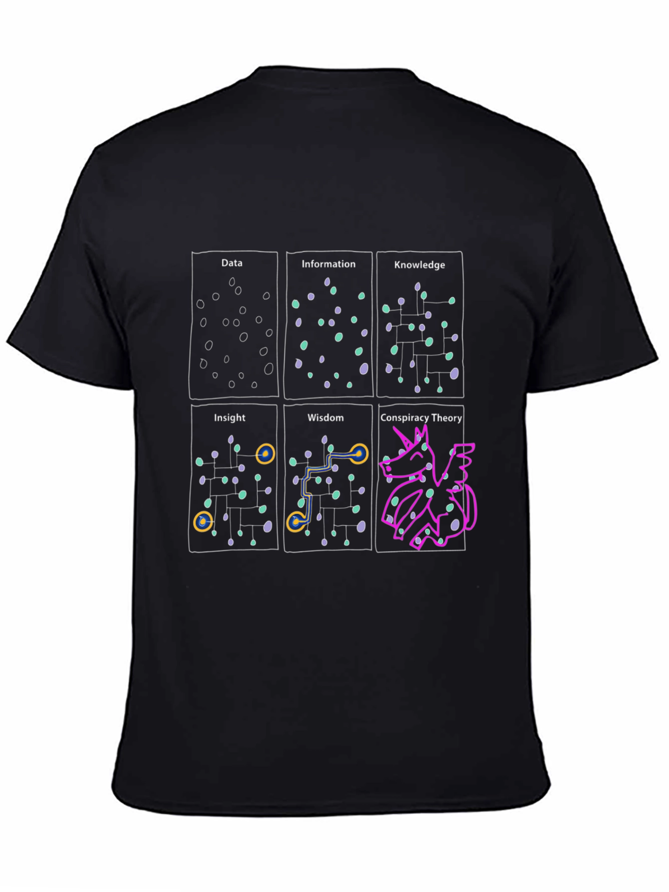 Data to Wisdom Graphic T-Shirt