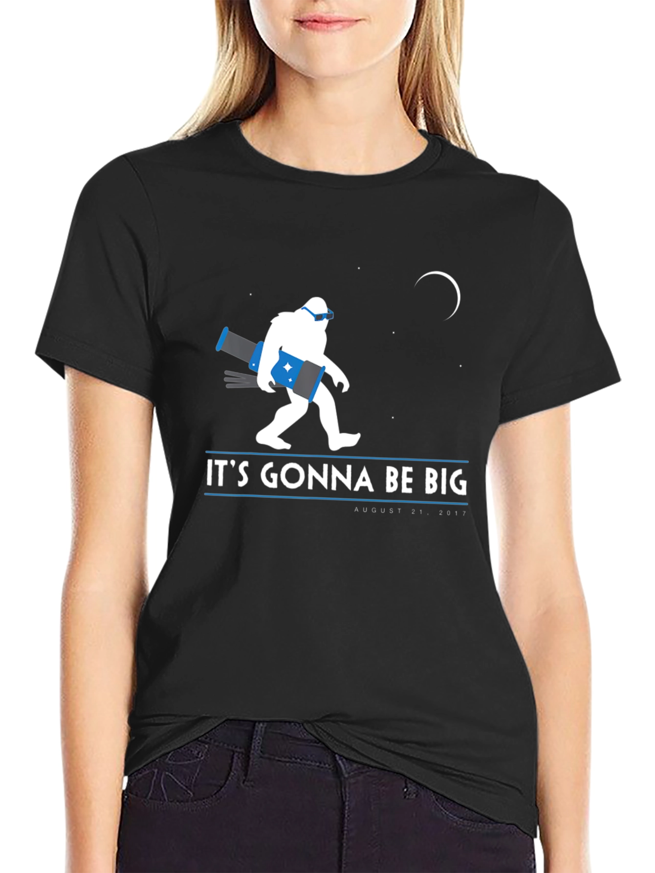 Bigfoot Total Solar Eclipse T-Shirt
