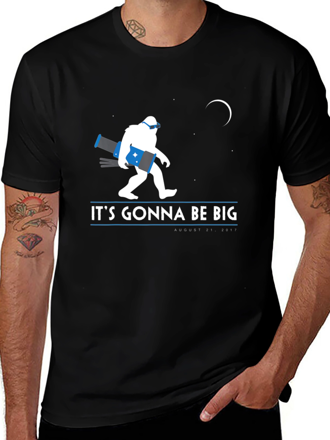 Bigfoot Total Solar Eclipse T-Shirt