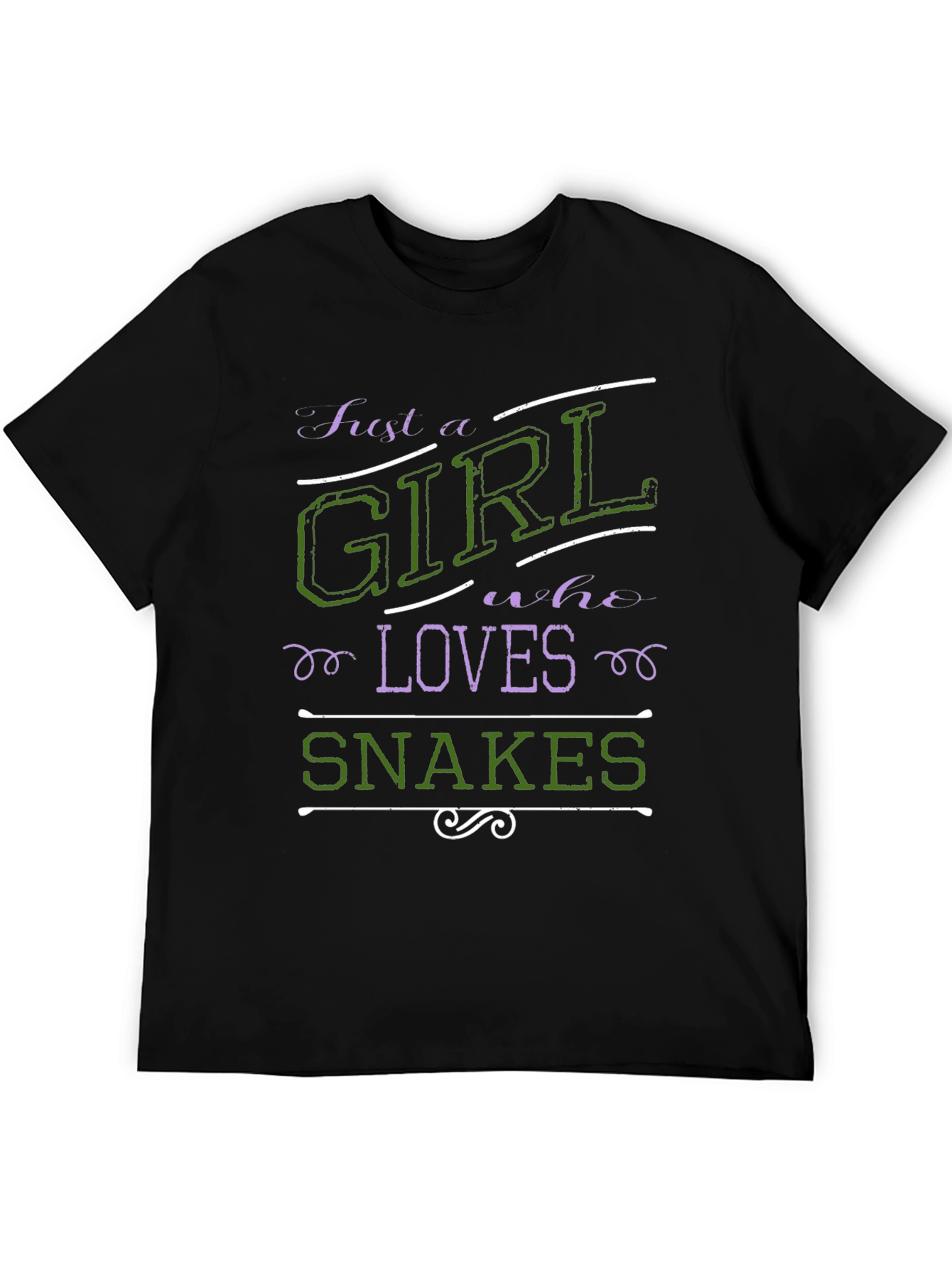 Just A Girl Who Loves Snakes Graphic Tee