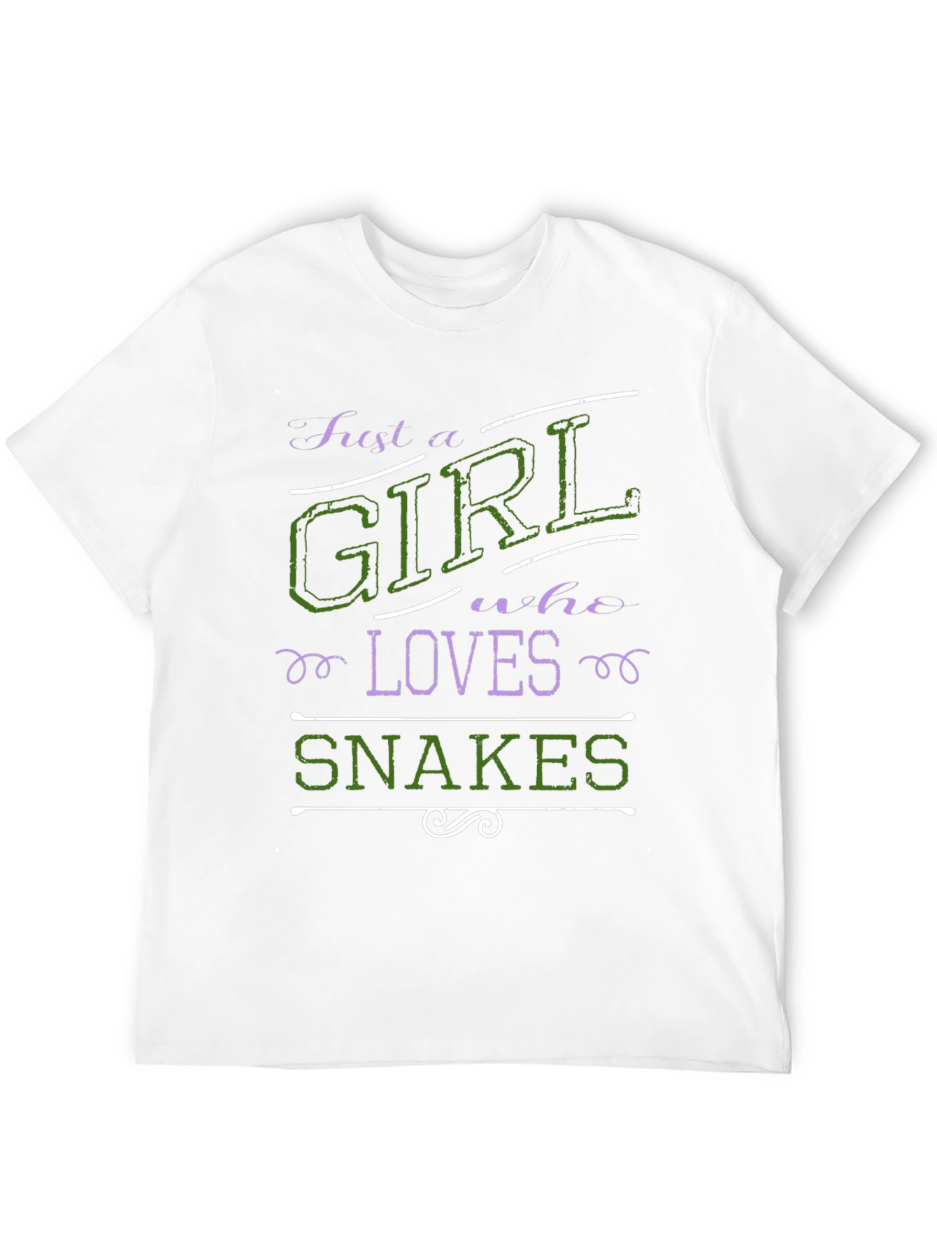 Just A Girl Who Loves Snakes Graphic Tee