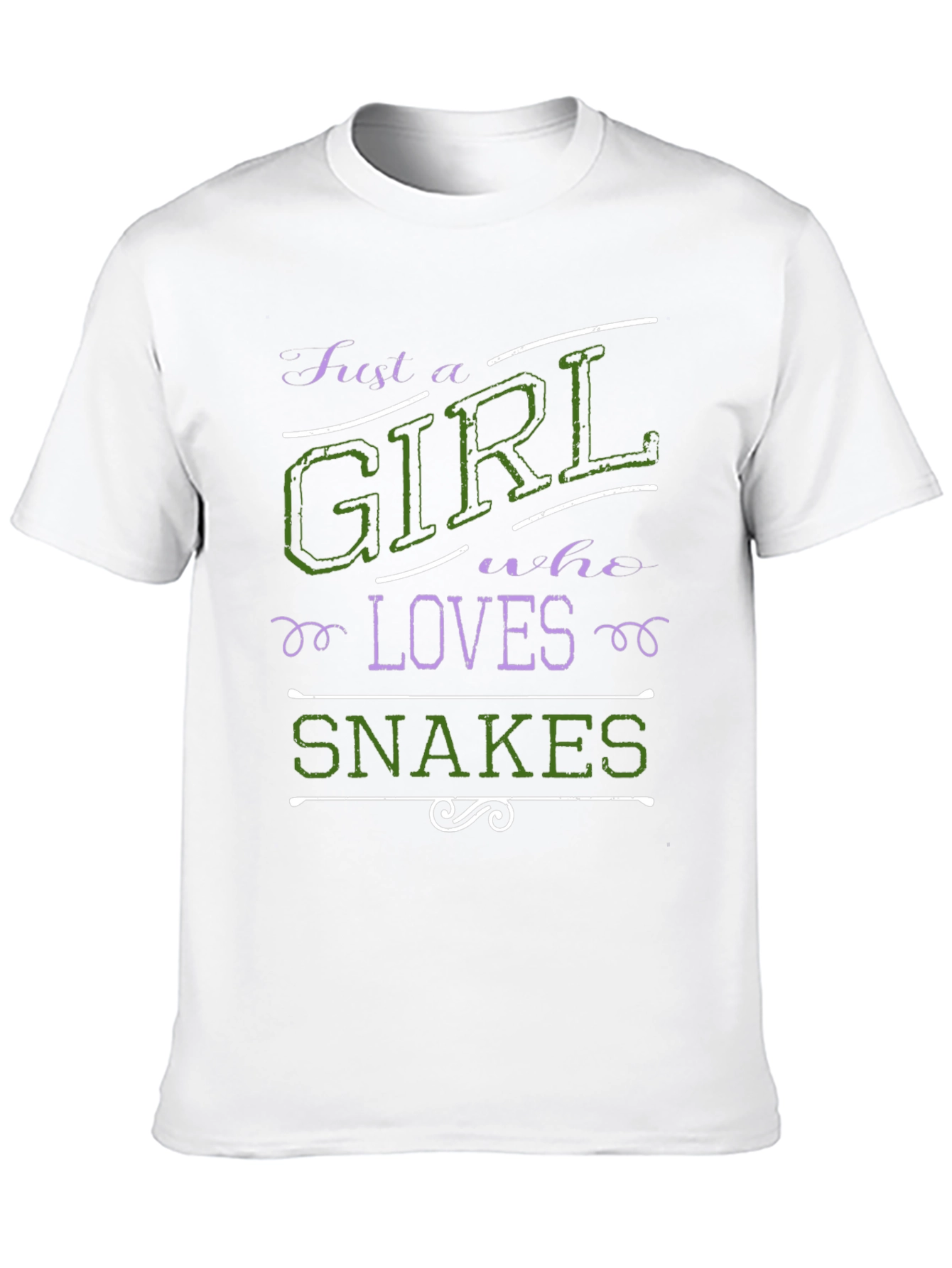 Just A Girl Who Loves Snakes Graphic Tee