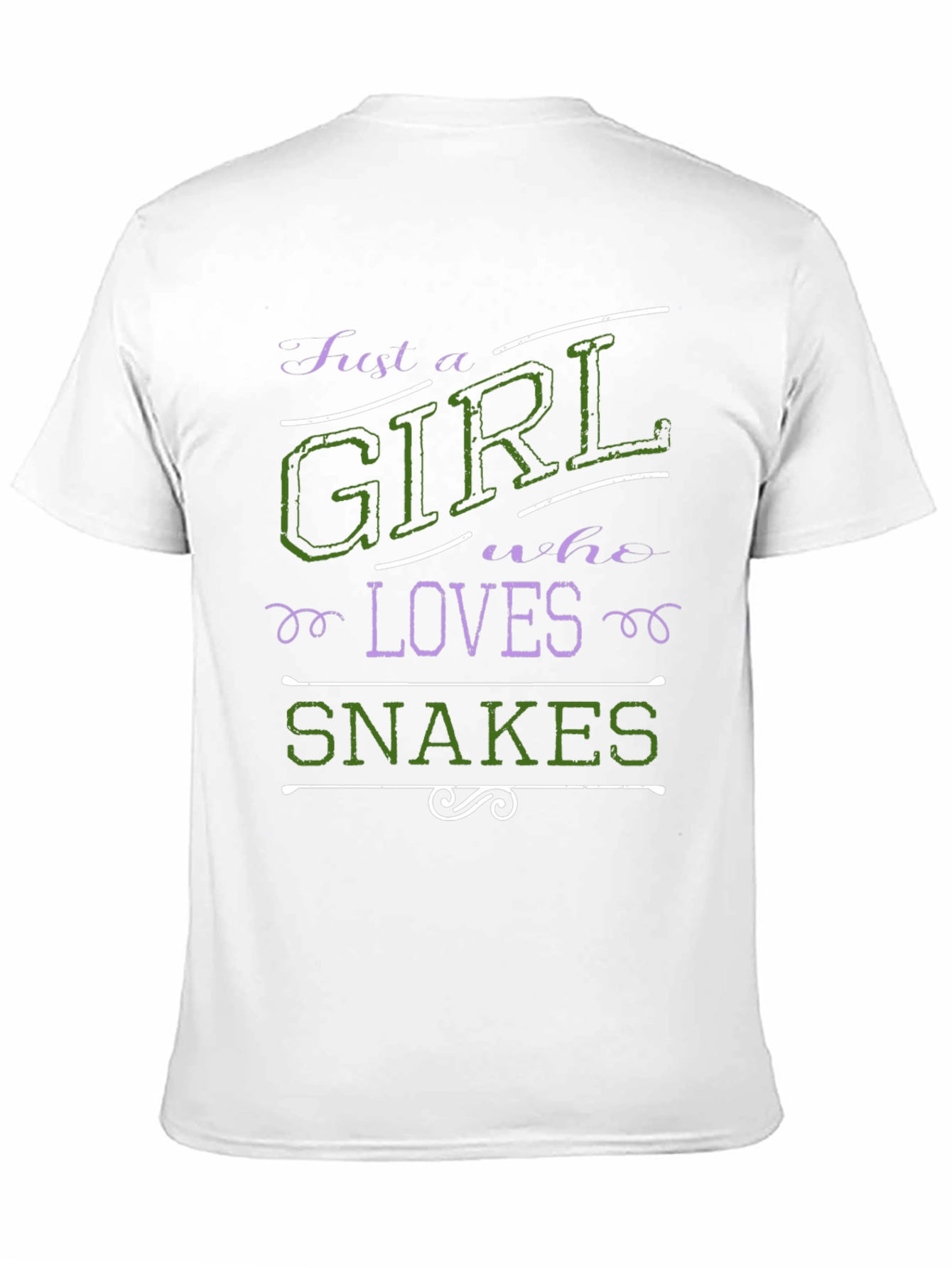 Just A Girl Who Loves Snakes Graphic Tee