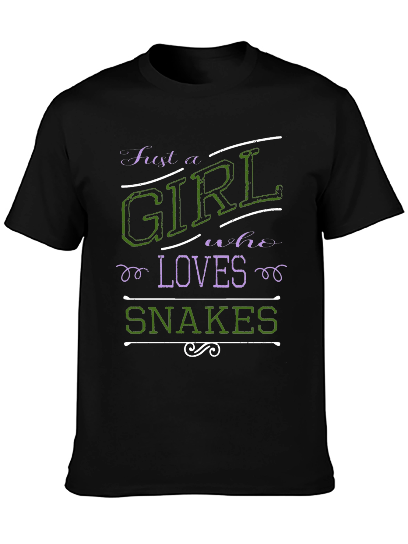 Just A Girl Who Loves Snakes Graphic Tee