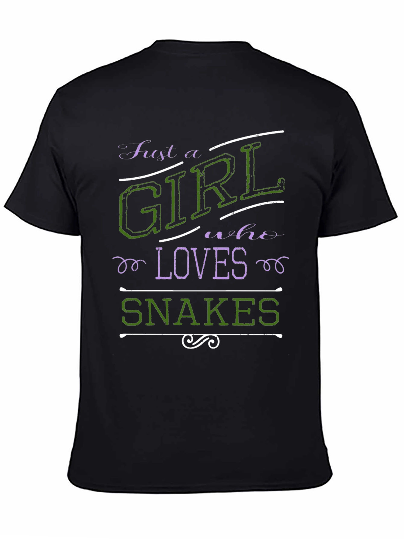 Just A Girl Who Loves Snakes Graphic Tee