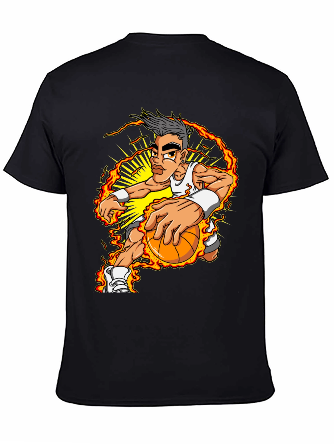 Basketball Player Graphic T-Shirt