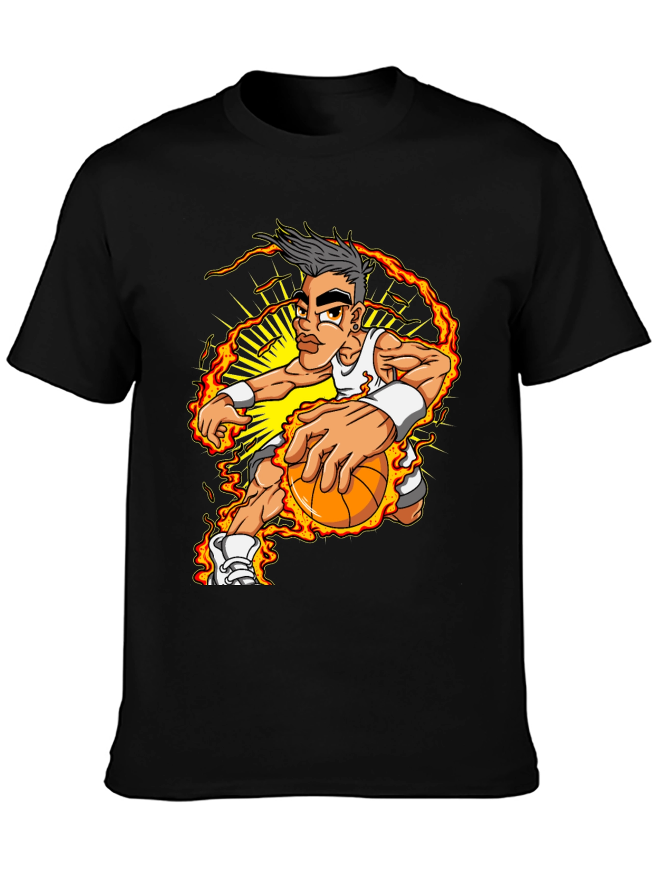 Basketball Player Graphic T-Shirt