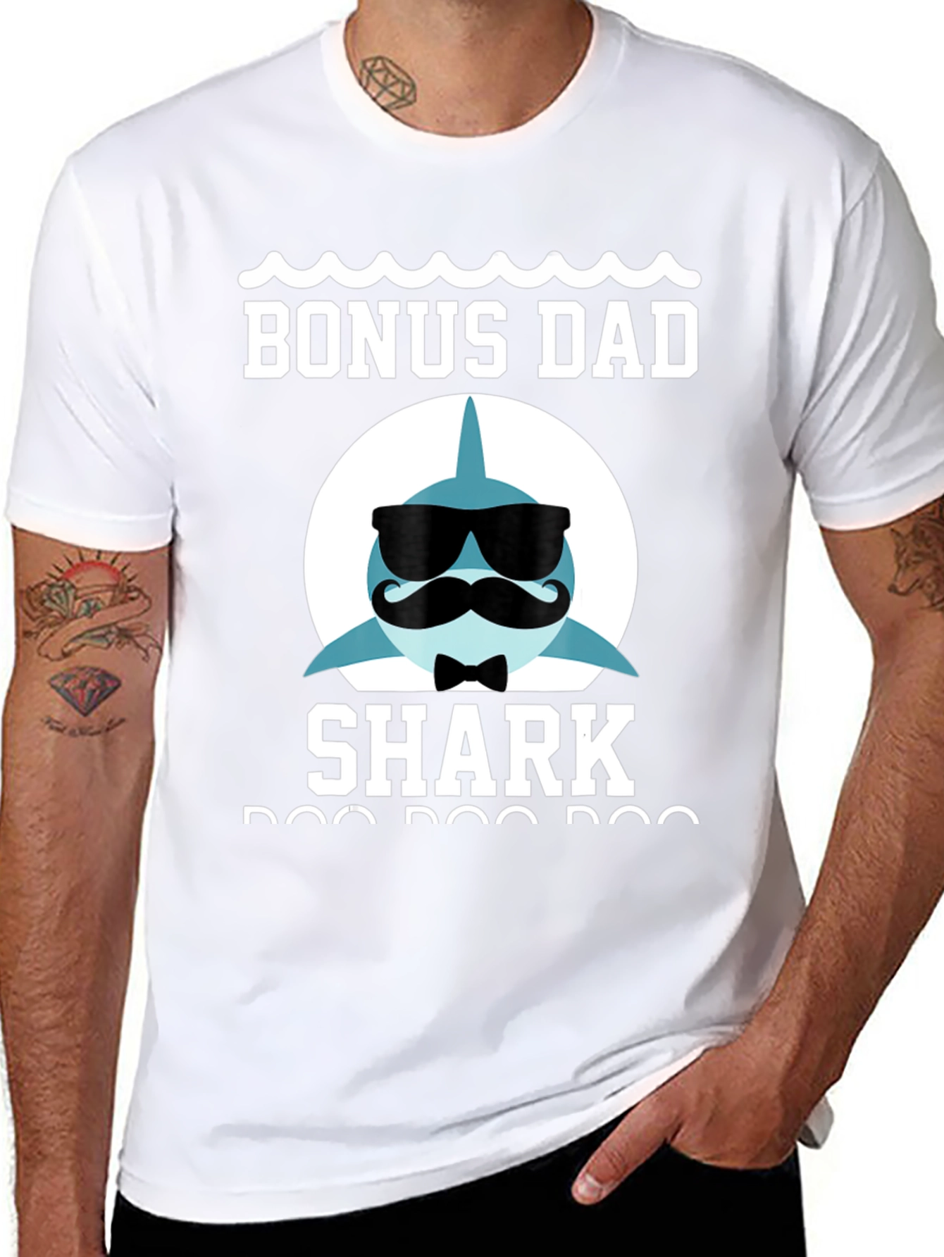 Bonus Dad Shark T-Shirt