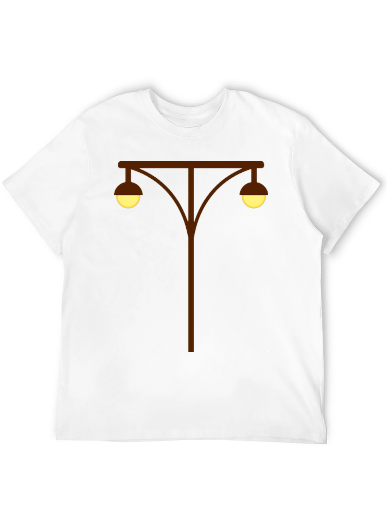 Retro Street Lamp T-Shirt - Classic Urban Style
