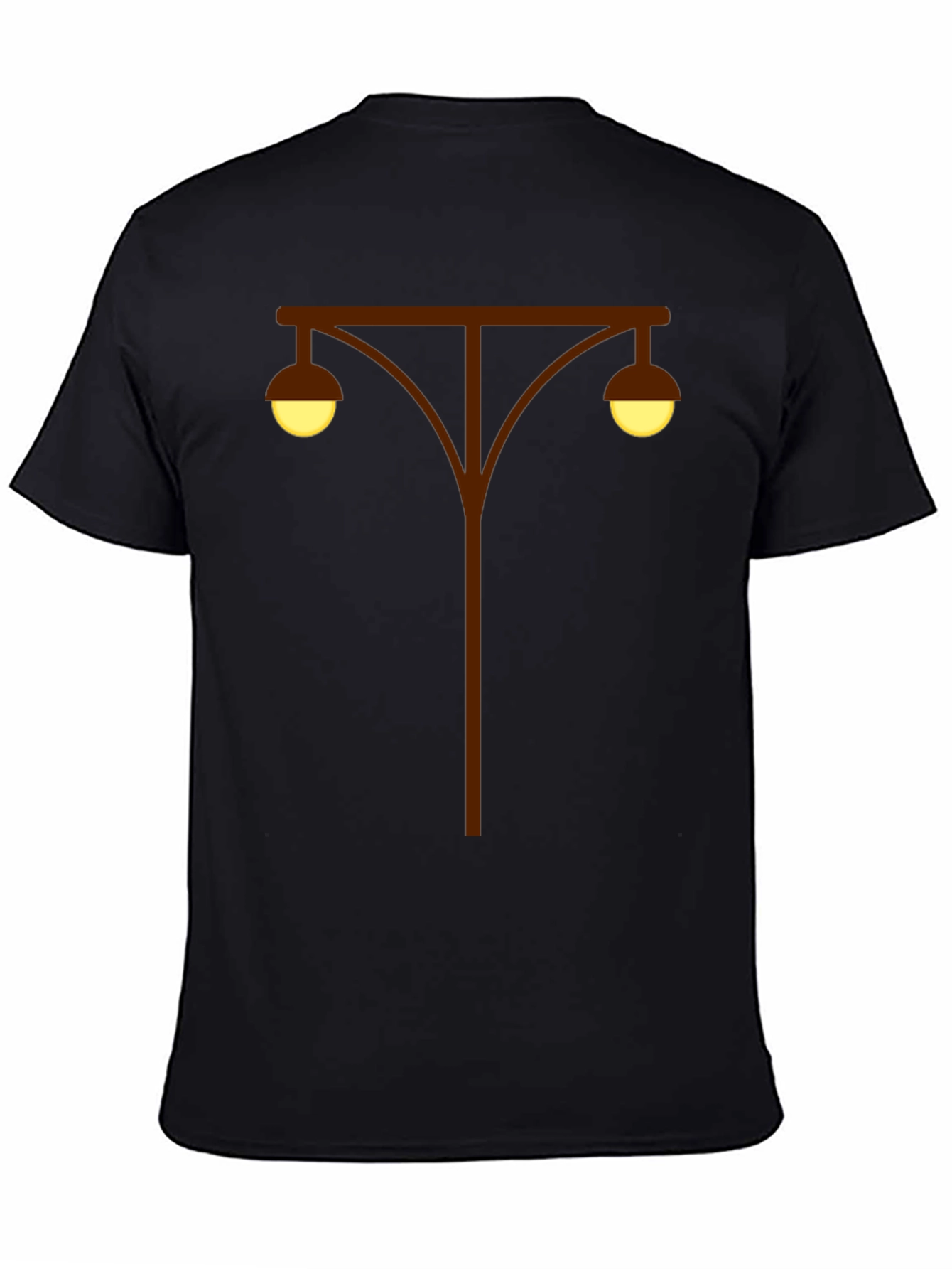 Retro Street Lamp T-Shirt - Classic Urban Style