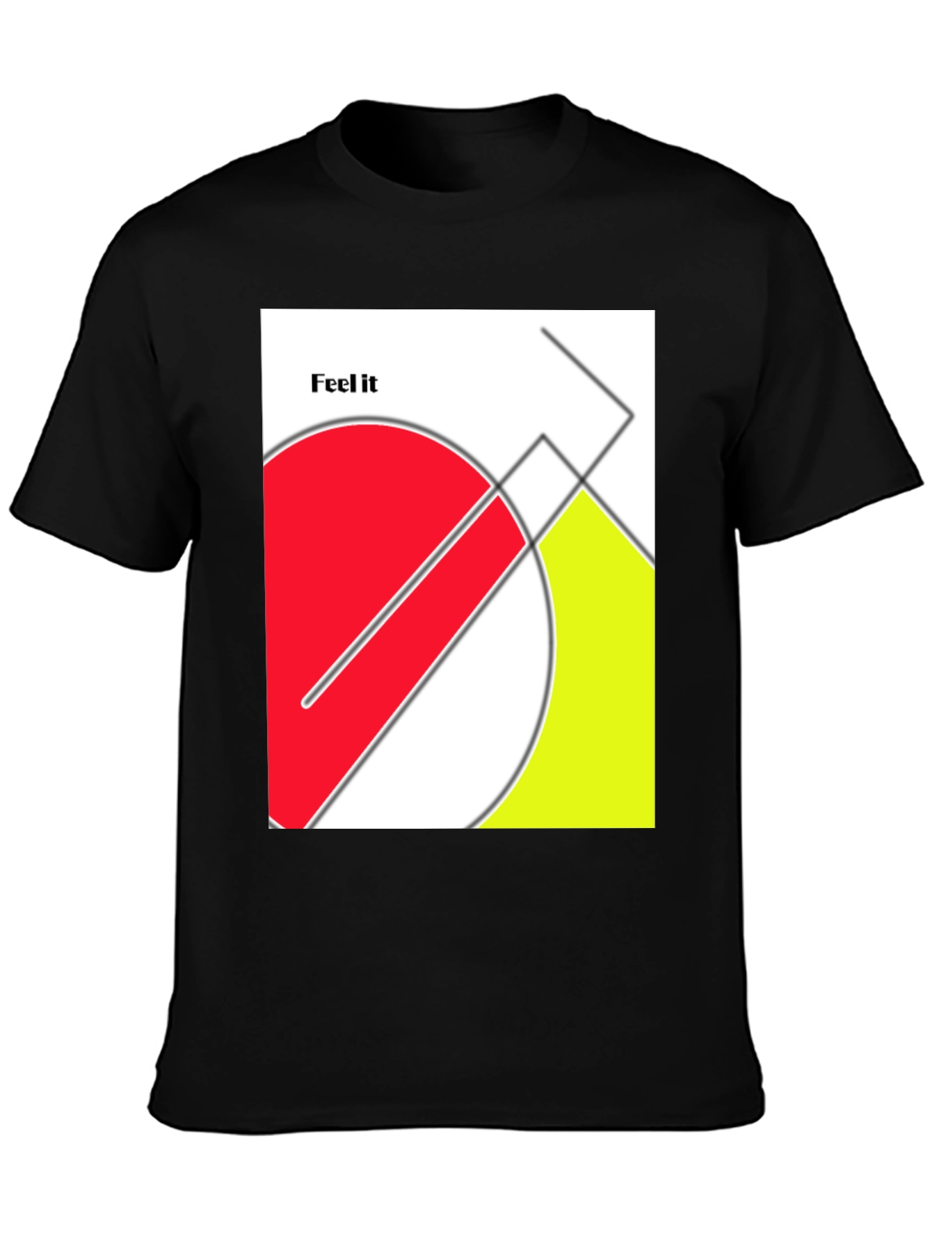 Abstract Geometric Graphic T-Shirt