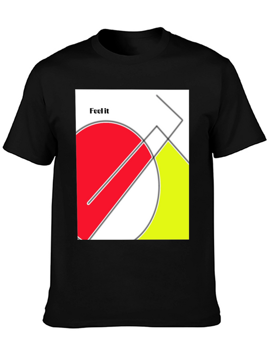 Abstract Geometric Graphic T-Shirt