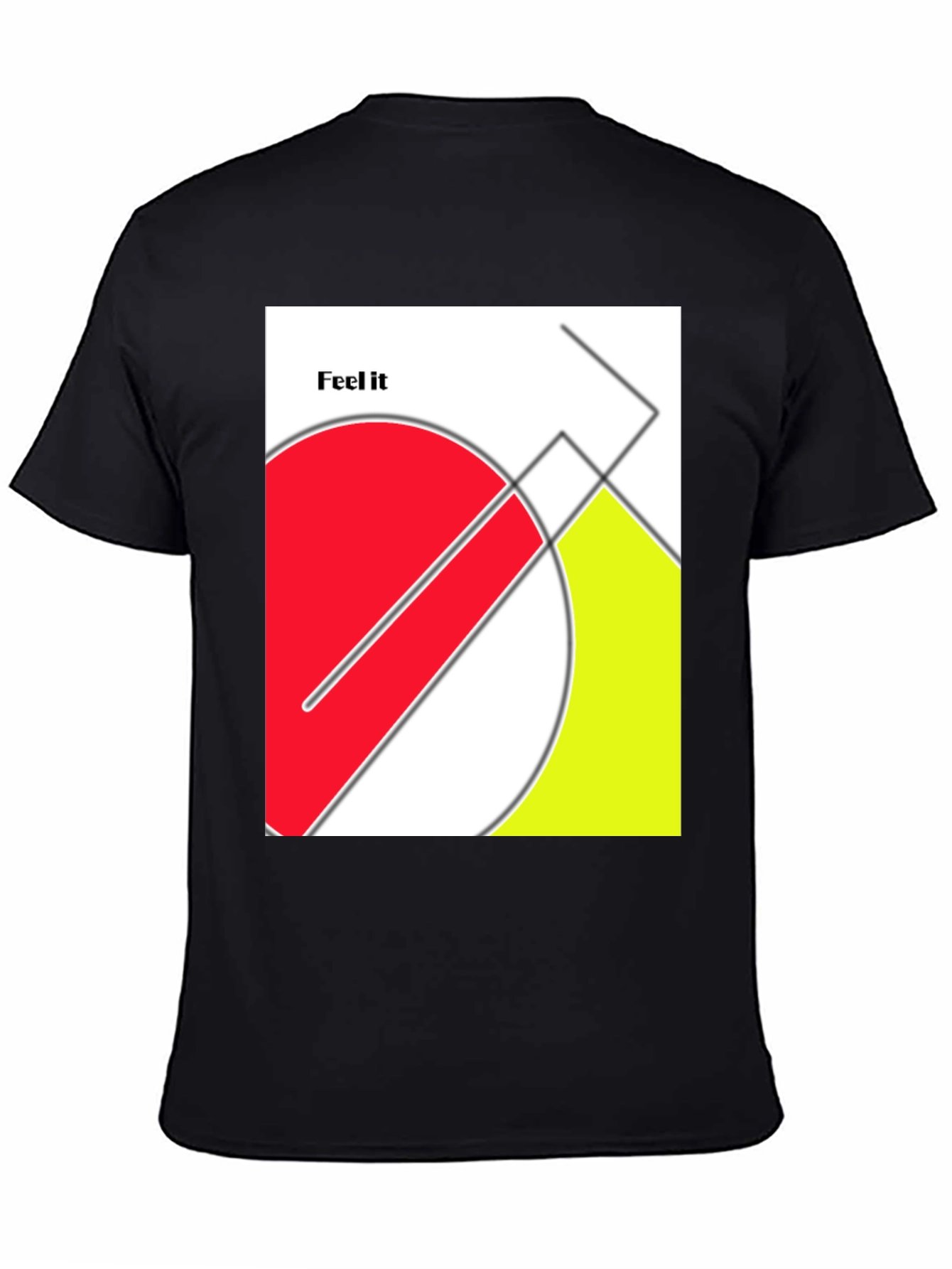 Abstract Geometric Graphic T-Shirt