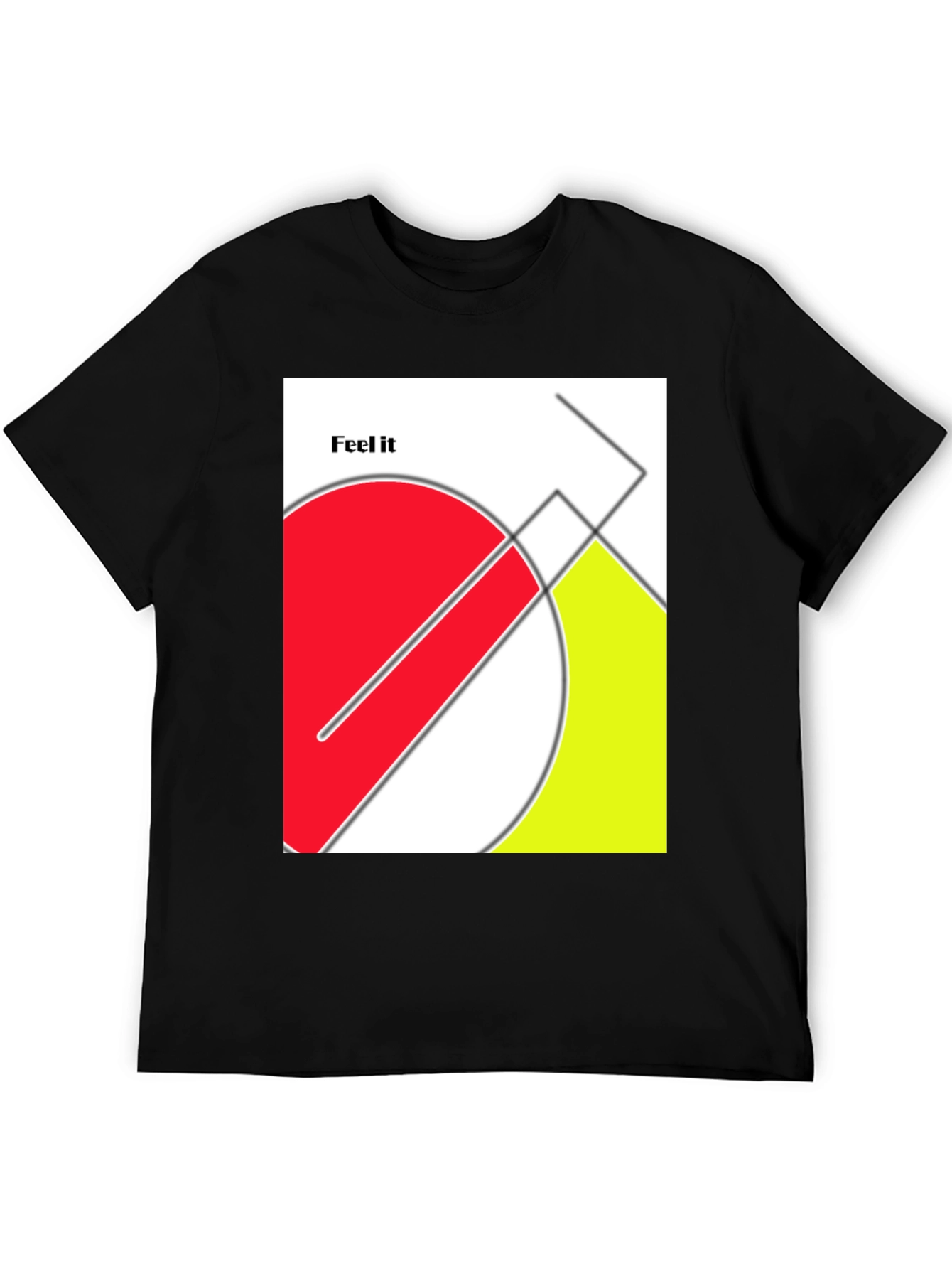 Abstract Geometric Graphic T-Shirt