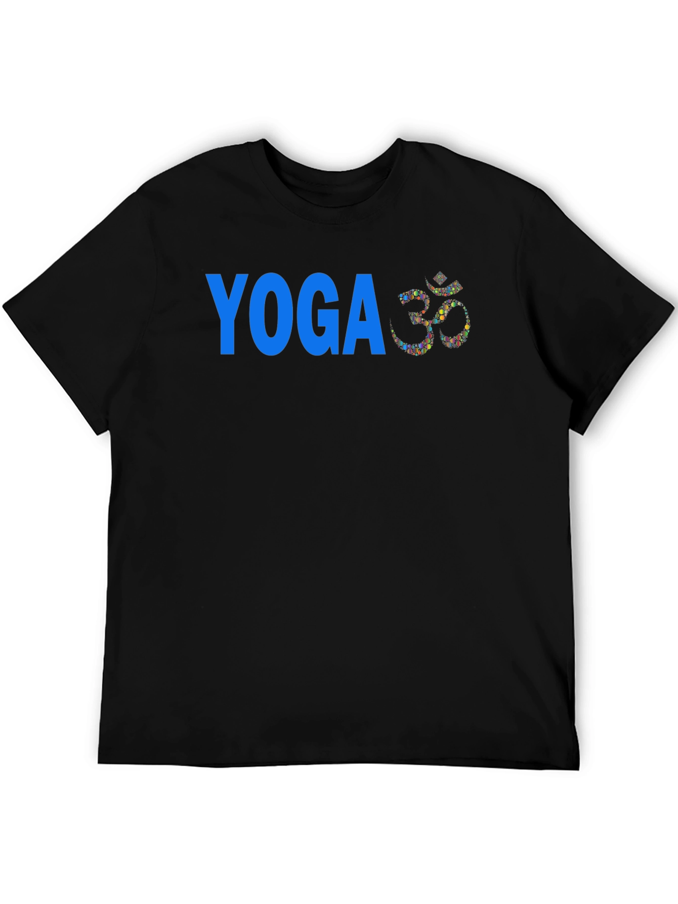 Yoga Om Symbol Graphic Tee - Black