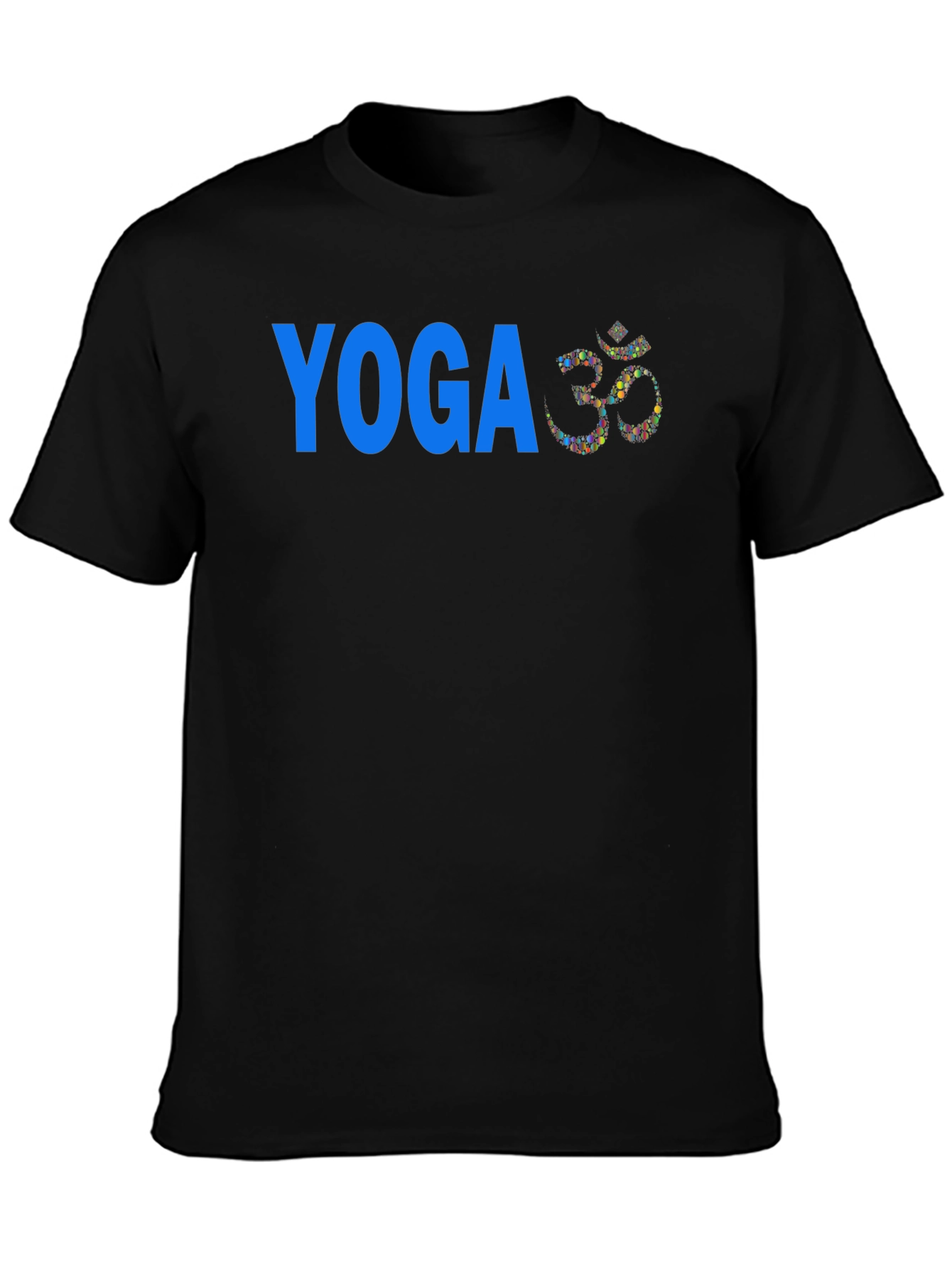 Yoga Om Symbol Graphic Tee - Black