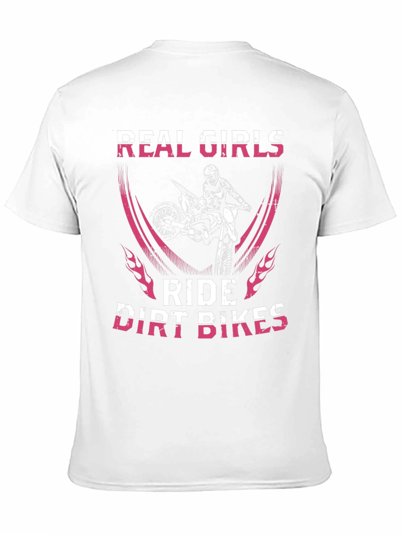 Real Girls Ride Dirt Bikes Graphic T-Shirt