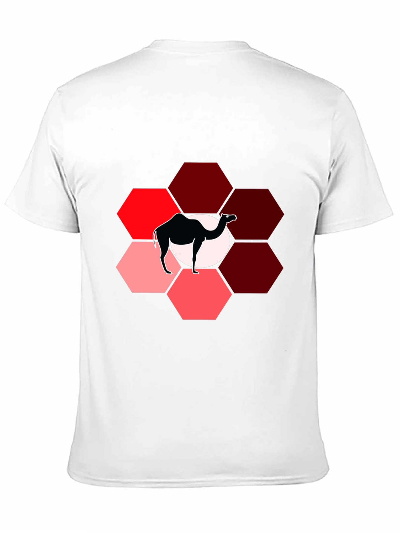 Camel Hexagon Graphic T-Shirt