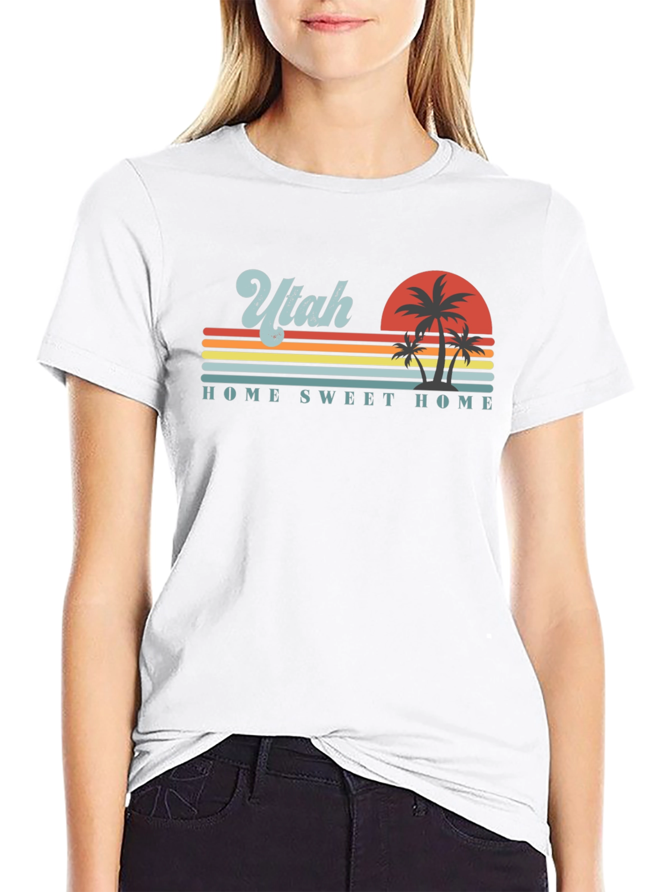 Retro Utah Home Sweet Home T-Shirt