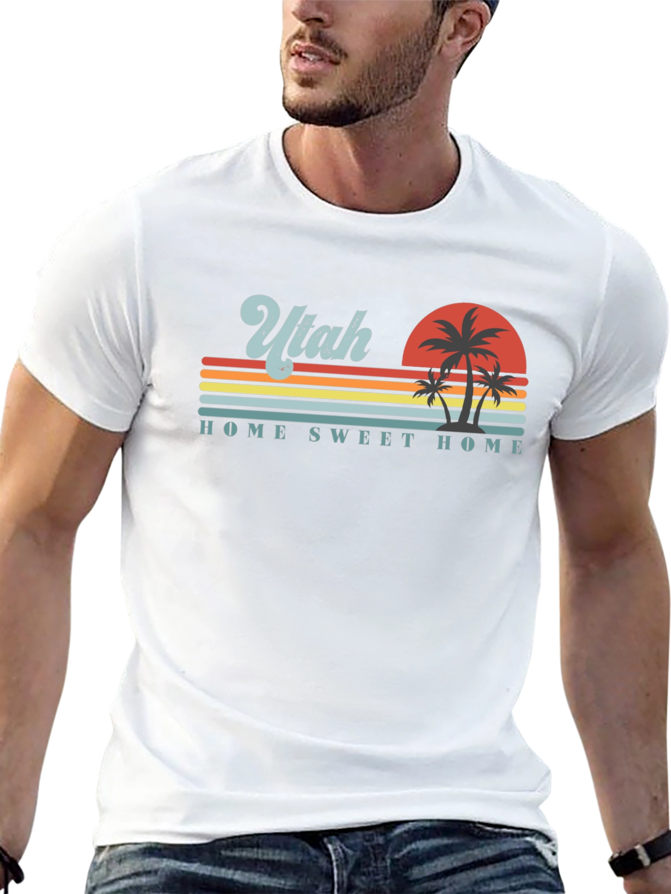 Retro Utah Home Sweet Home T-Shirt
