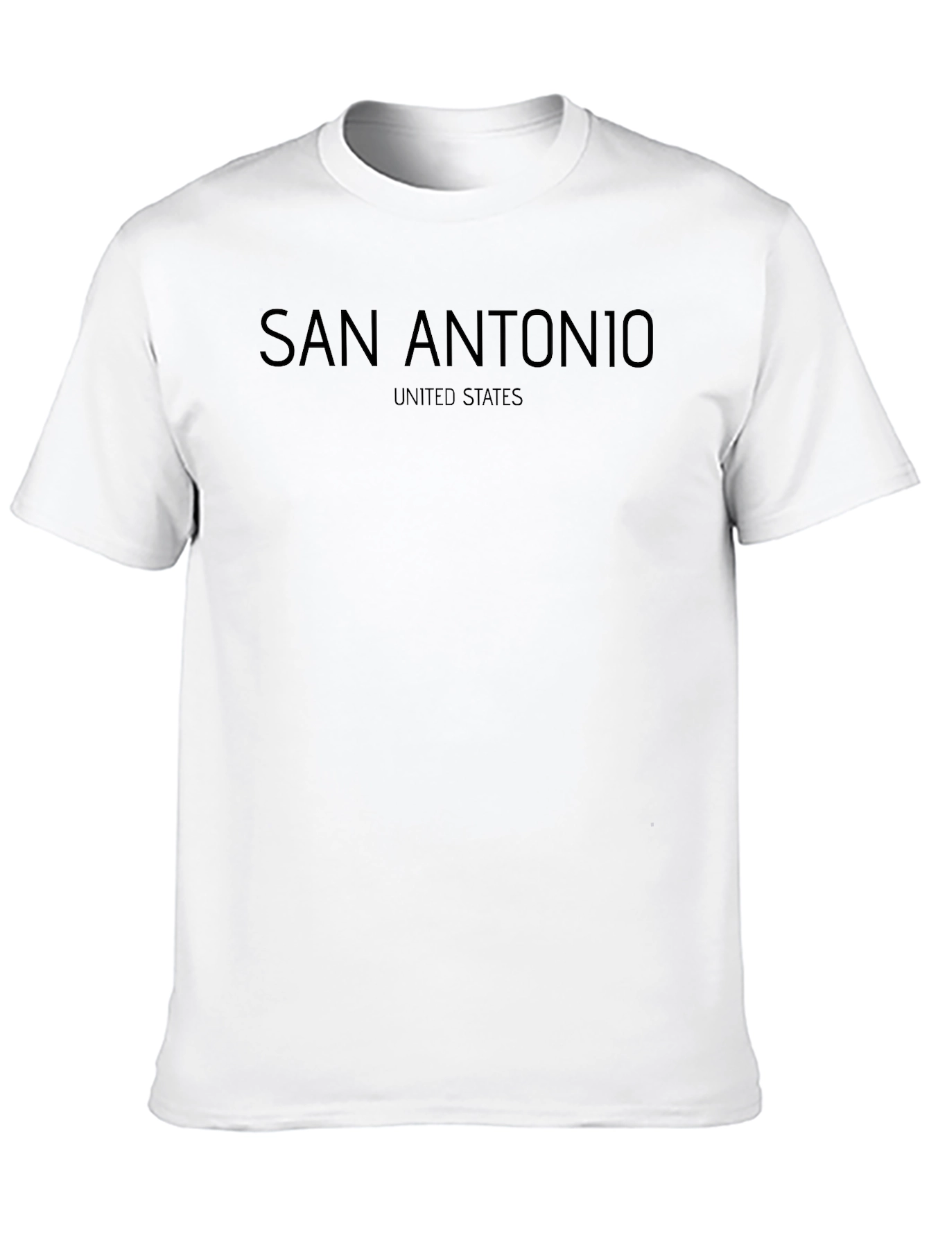 San Antonio United States Black T-Shirt