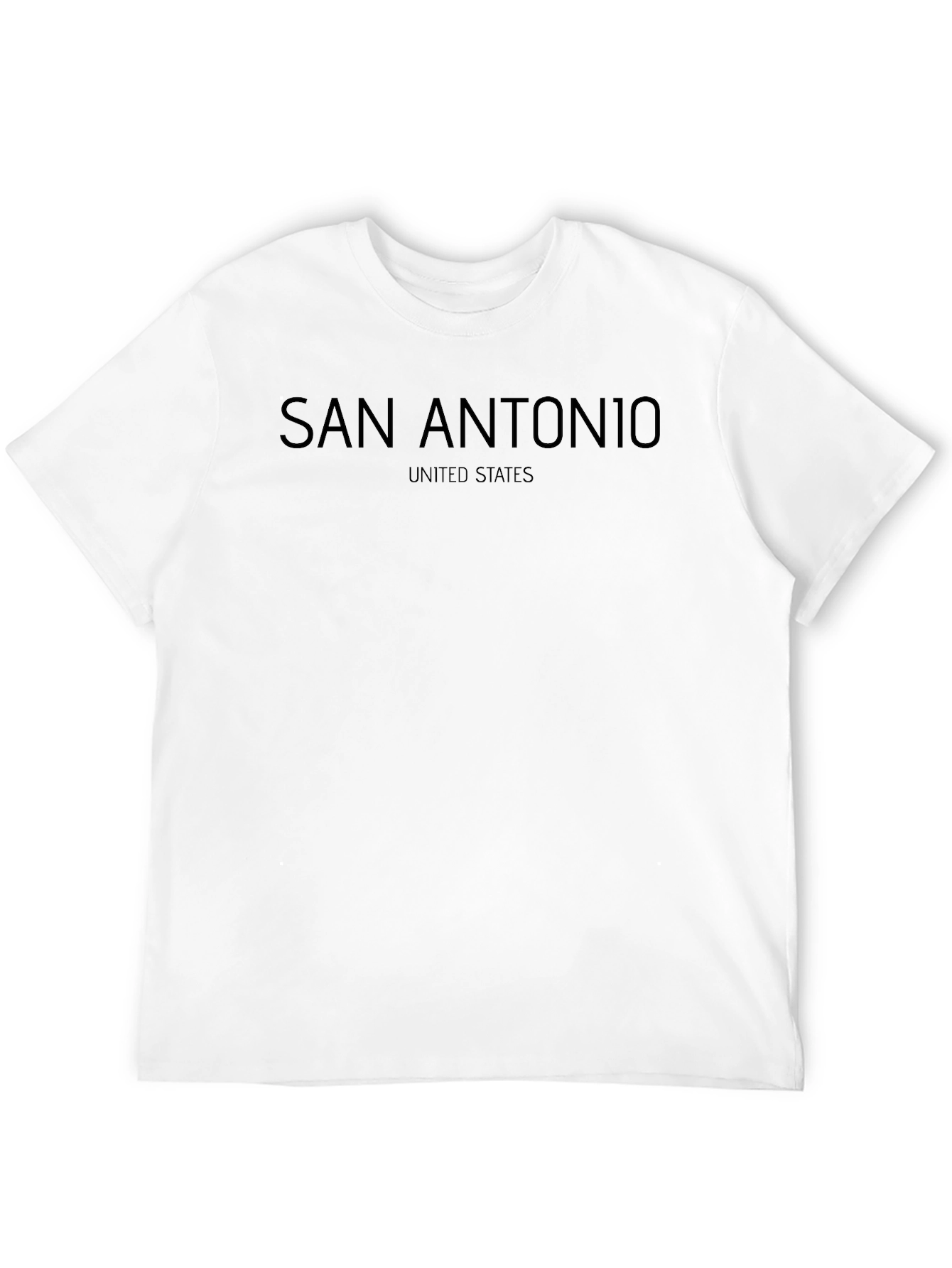 San Antonio United States Black T-Shirt