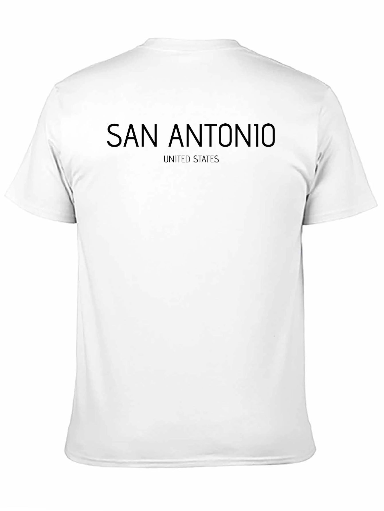 San Antonio United States Black T-Shirt