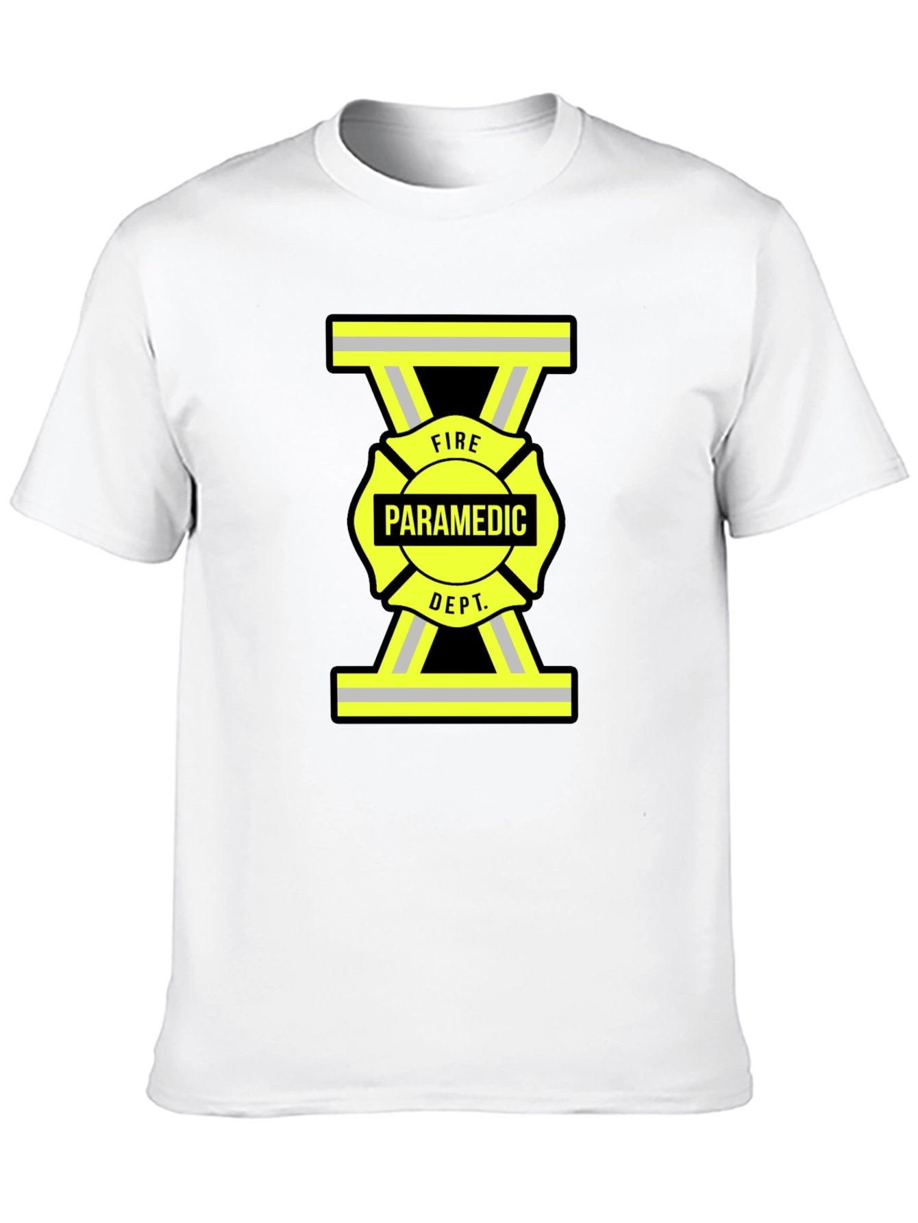 Fire Paramedic Dept. Black T-Shirt