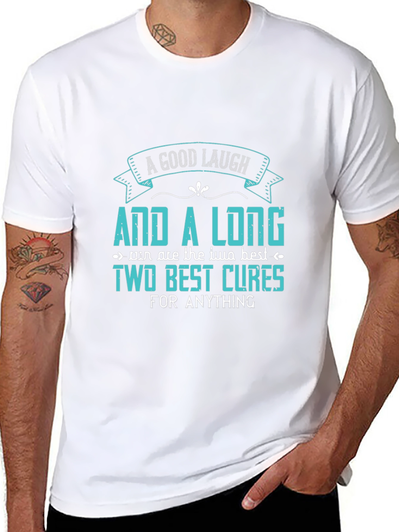 A Good Laugh and a Long Rest Graphic Tee