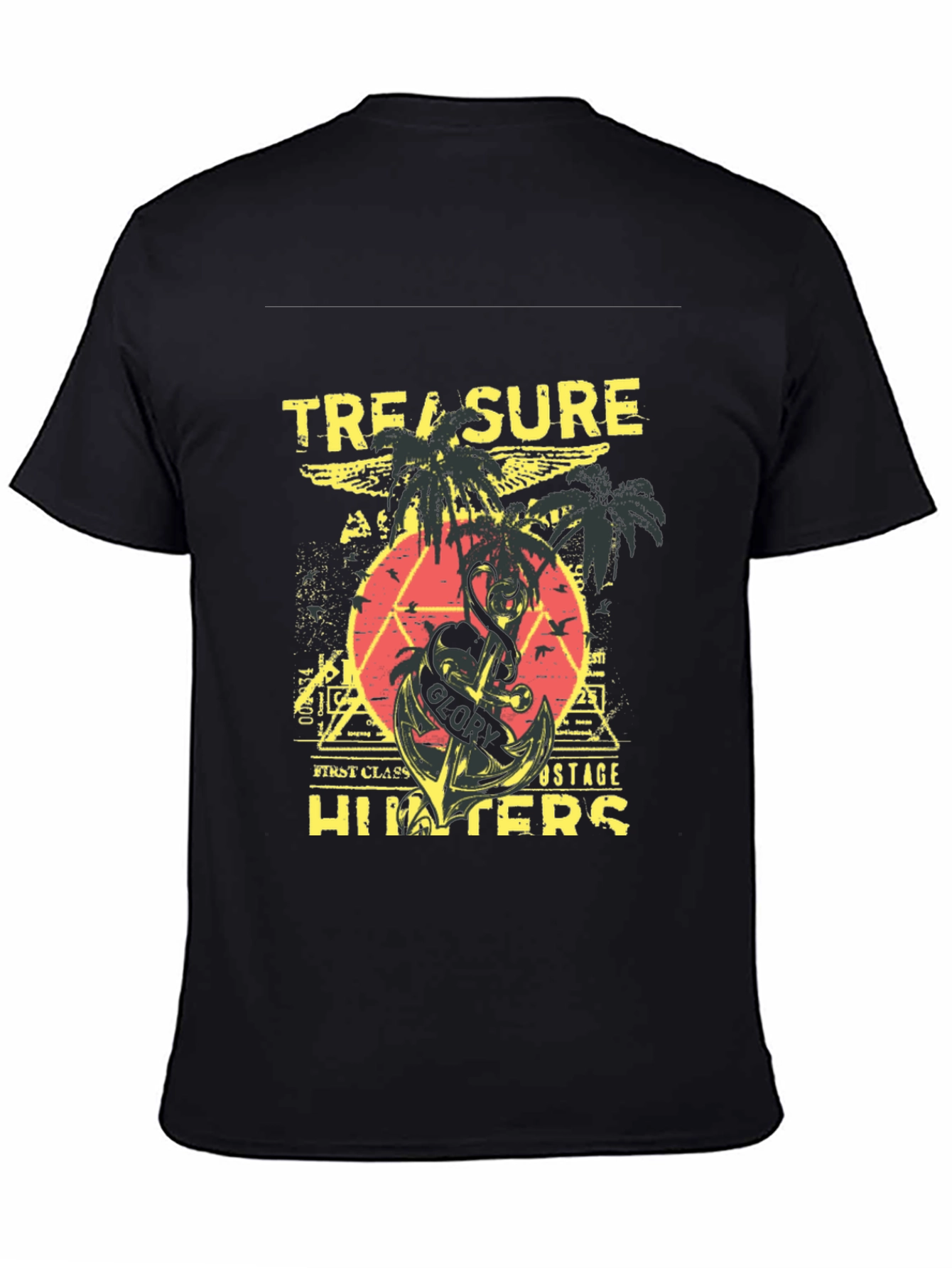 Treasure Hunters Black Graphic Tee